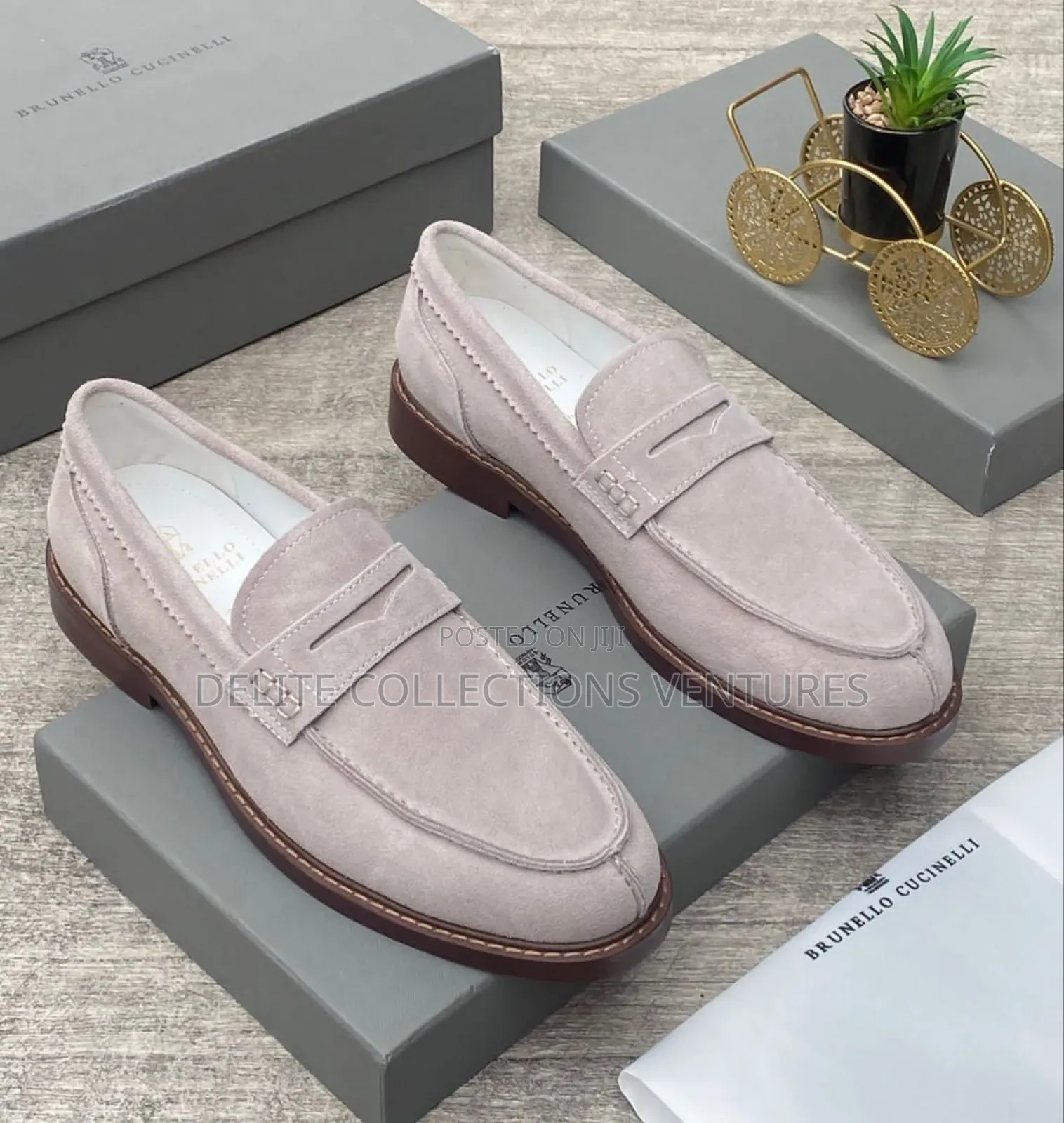 *New "Brunello Cucinelli" Luxury Designer High Quality Loafers