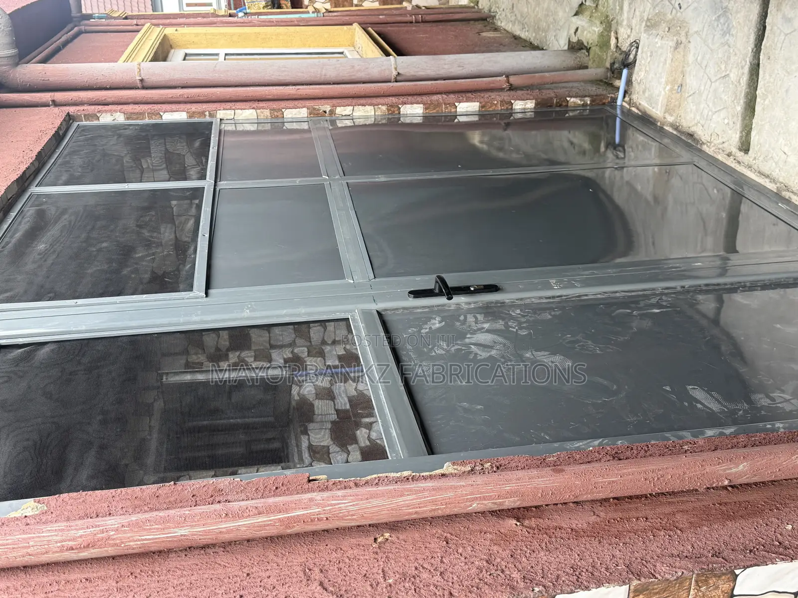 Aluminium Door Net With Partition