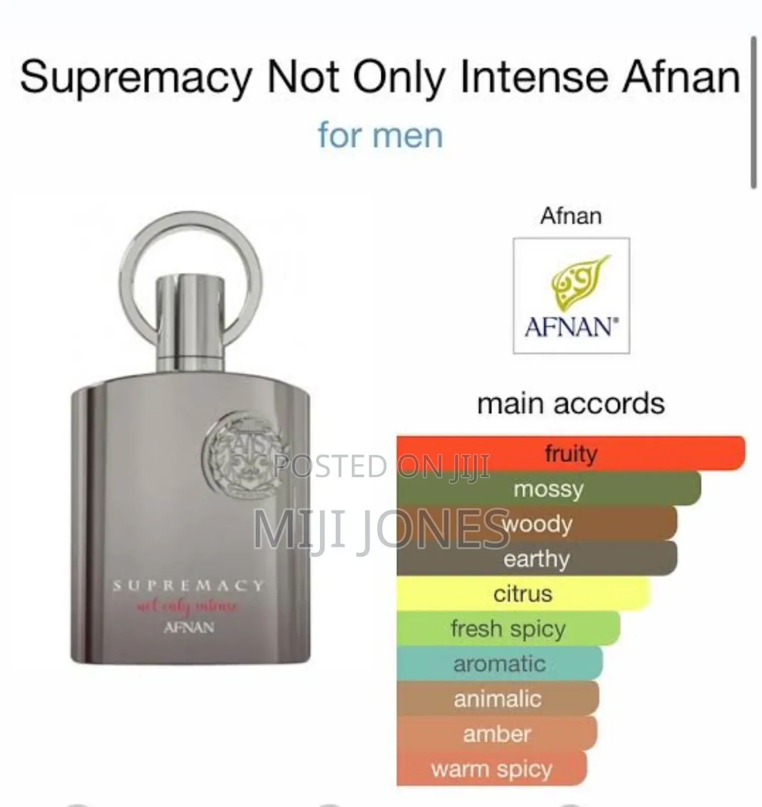 Supremacy Not Only Intense Afnan For Men