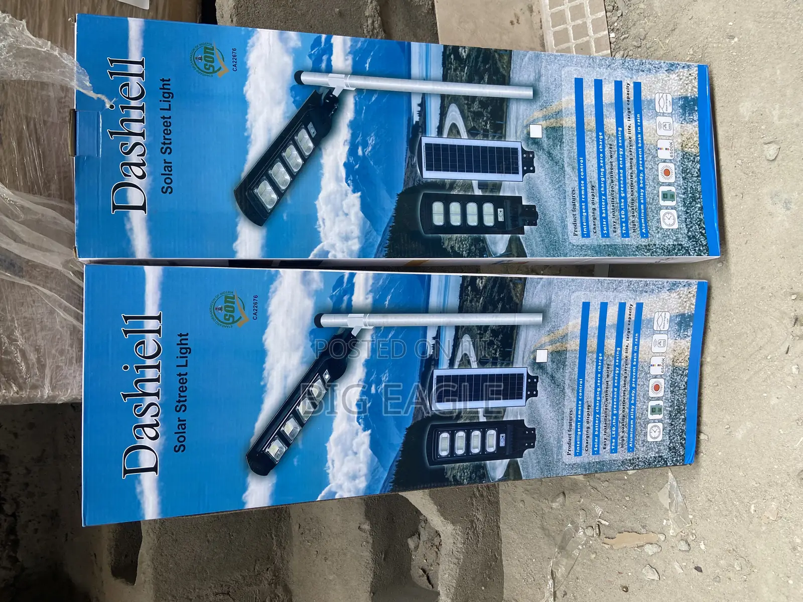 800w Solar Street Light Original With Motion Detector