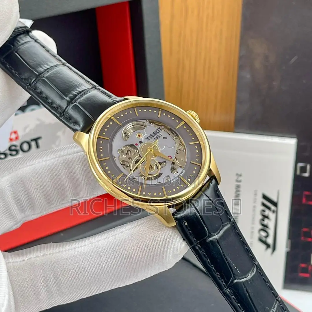 Tissot Premium Leather Tourbillion Watch