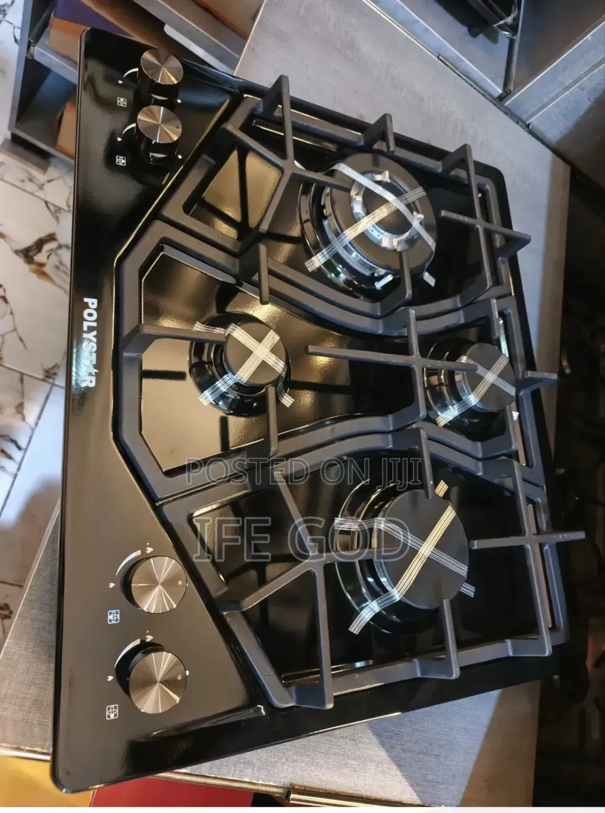 Original Polystar Inbuilt New Model Premium Luxury 4 Burner Gas Cooker