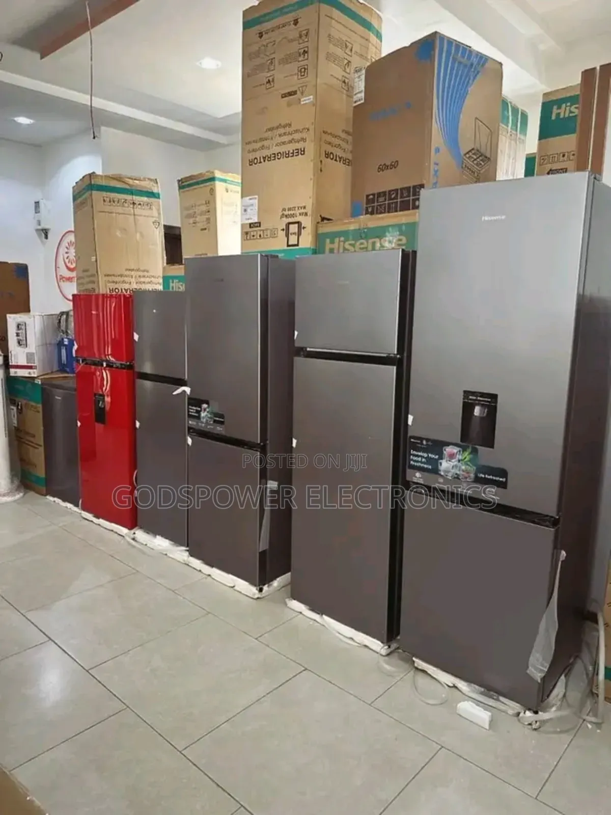 Brand New Hisense Ref-35dcb 264l Fast Freezing Double Door Fridge