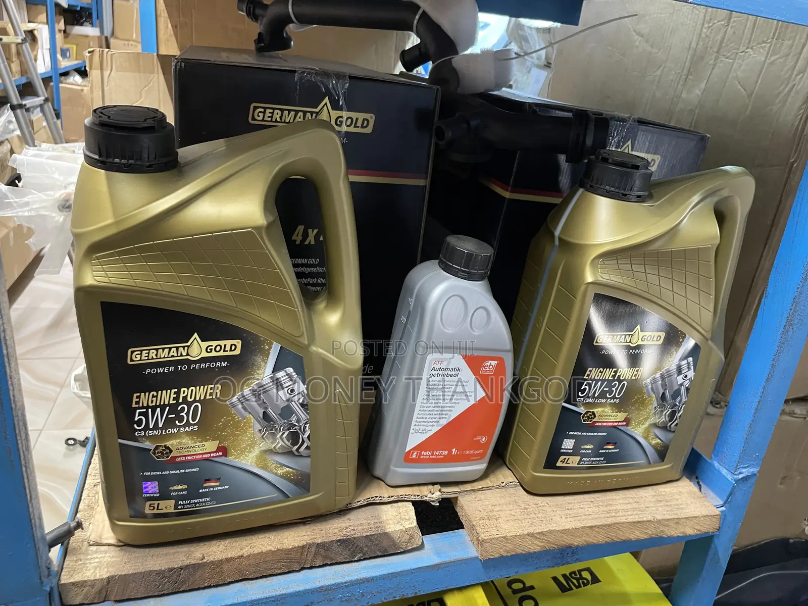 German Gold Engine Oil for Volkswagen Audi Available