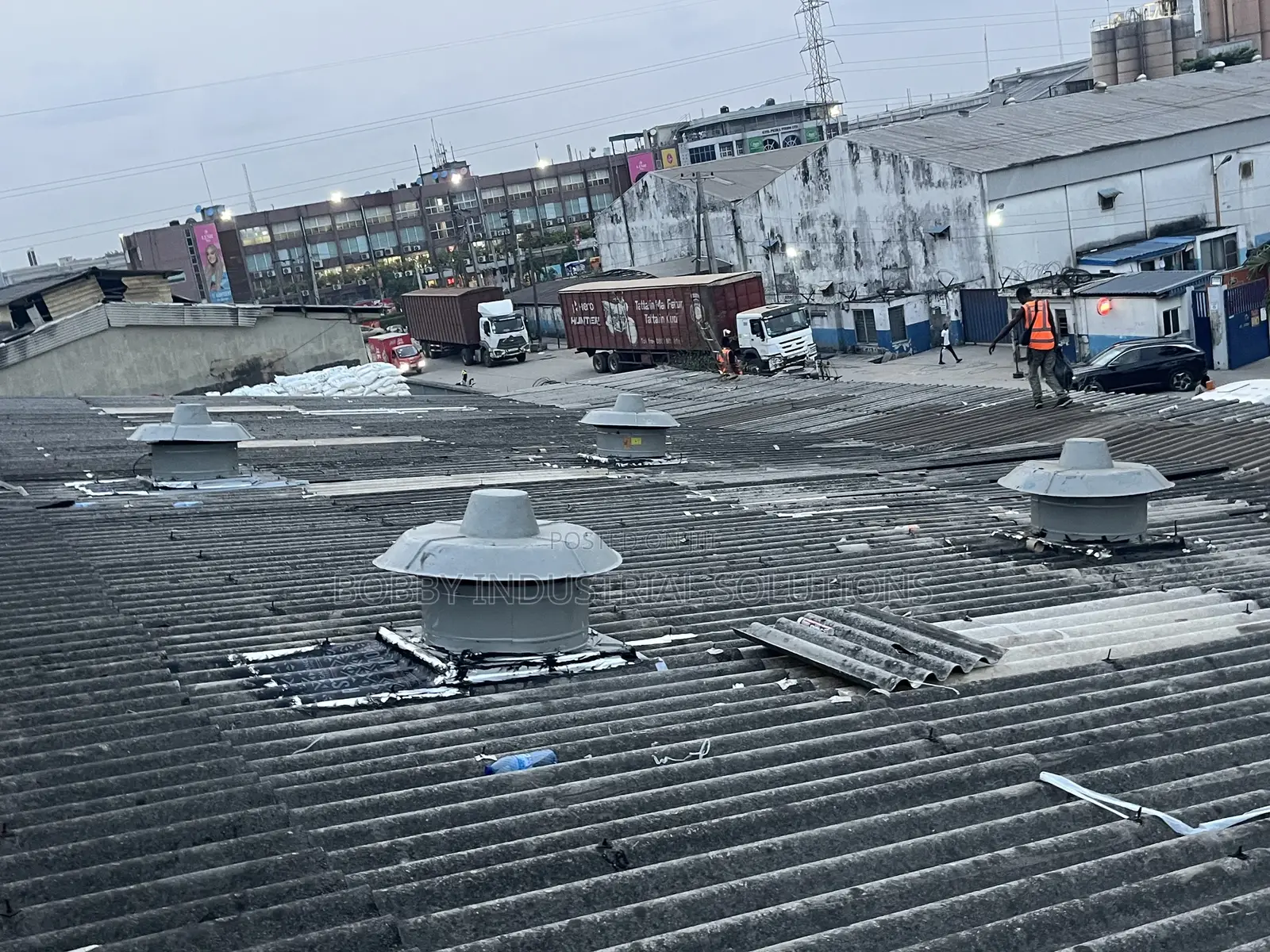 Installation of Electric Roof Extractor Fan