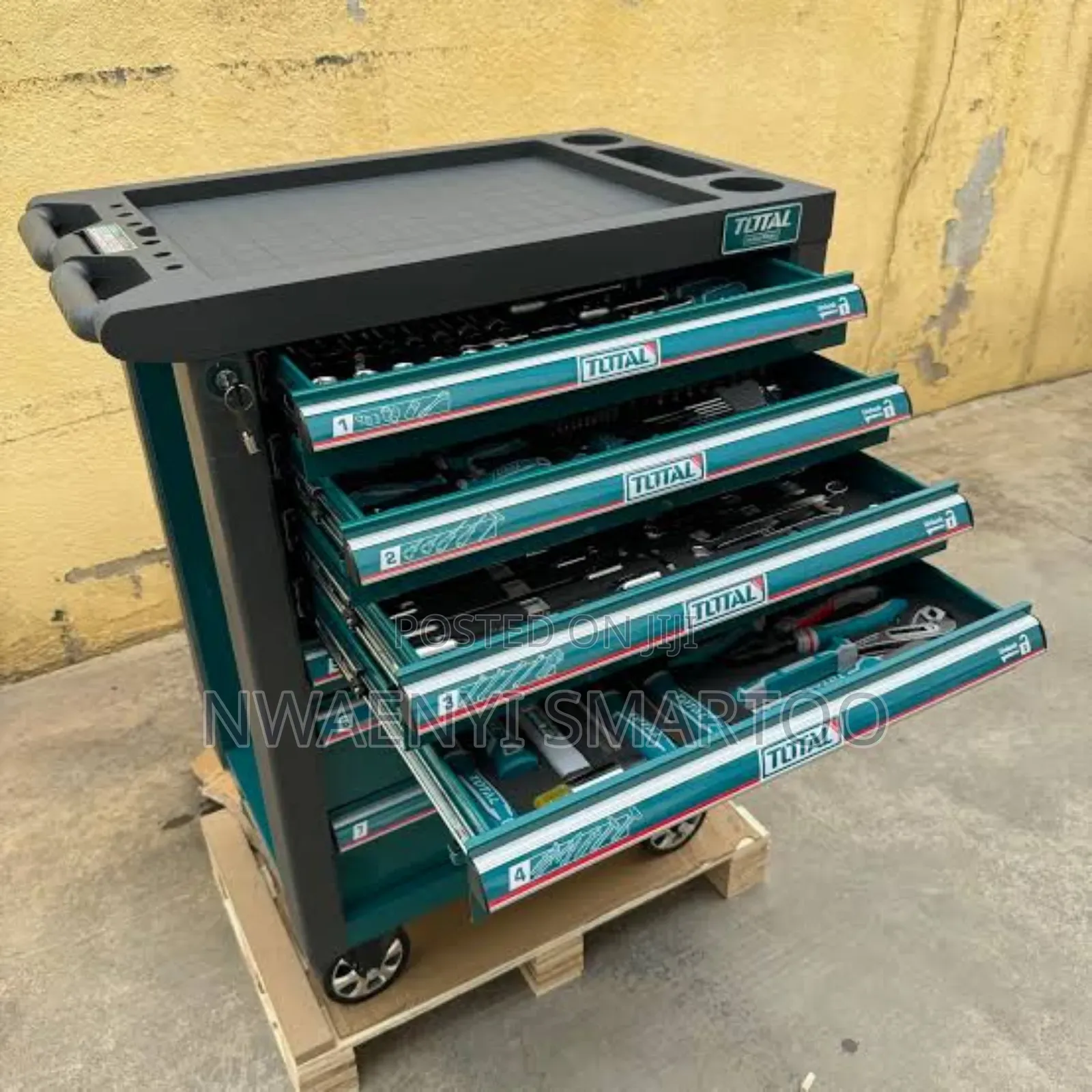 Total 7 Drawer 328pcs Tools Box