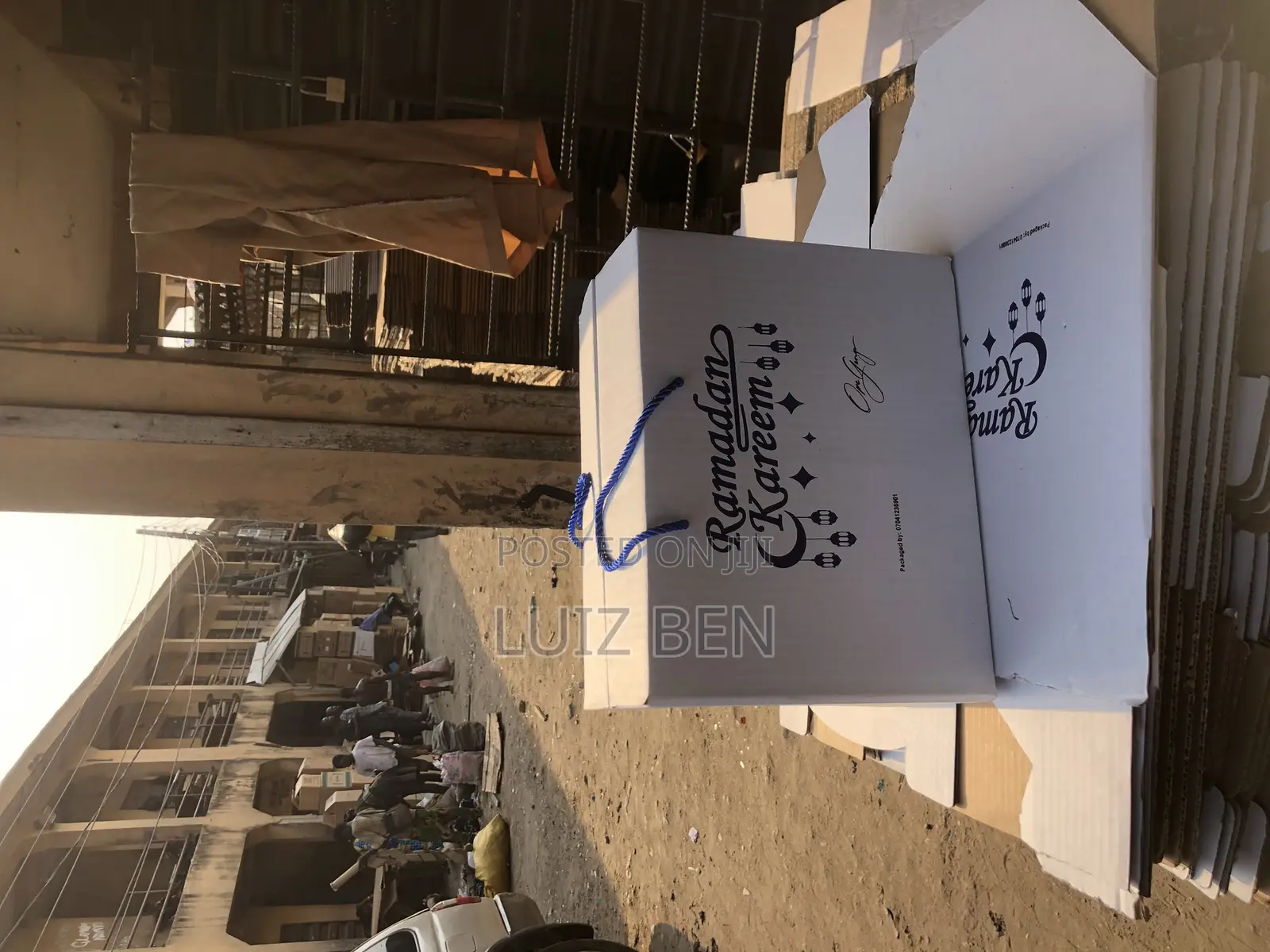 Size 13 by 7 by 9 White Gift Box