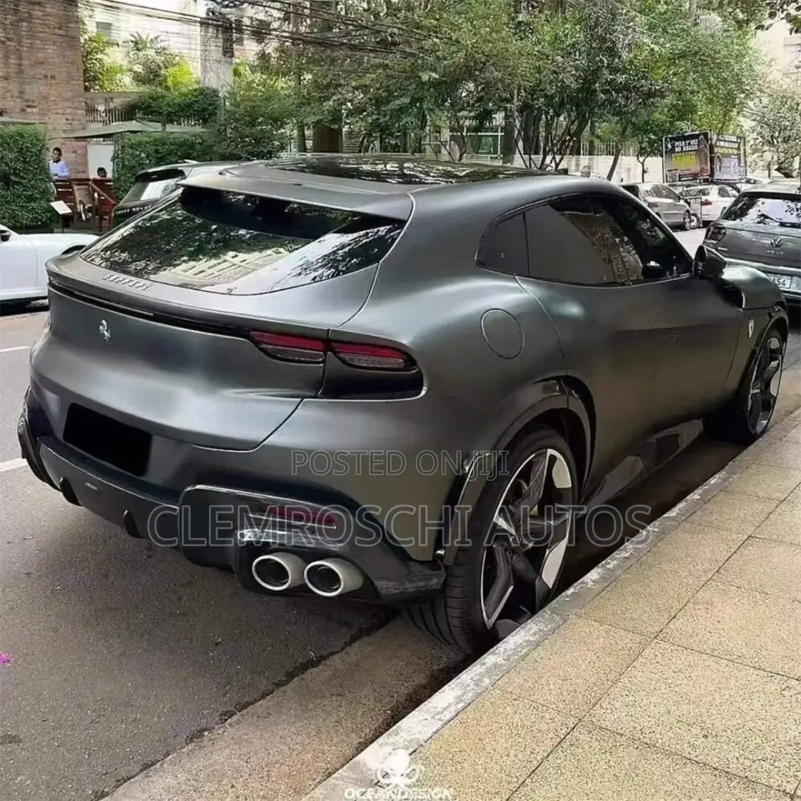High Quality Certified Brand New Back Down Bumper Ferrari Purosangue