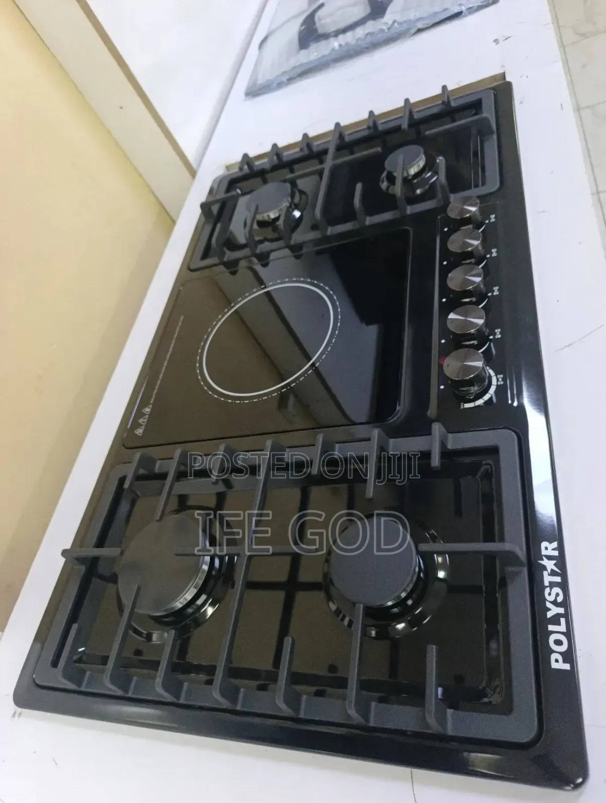 Original Quality Polystar Built-in Premium 4+1 Gas & Electric Cooker
