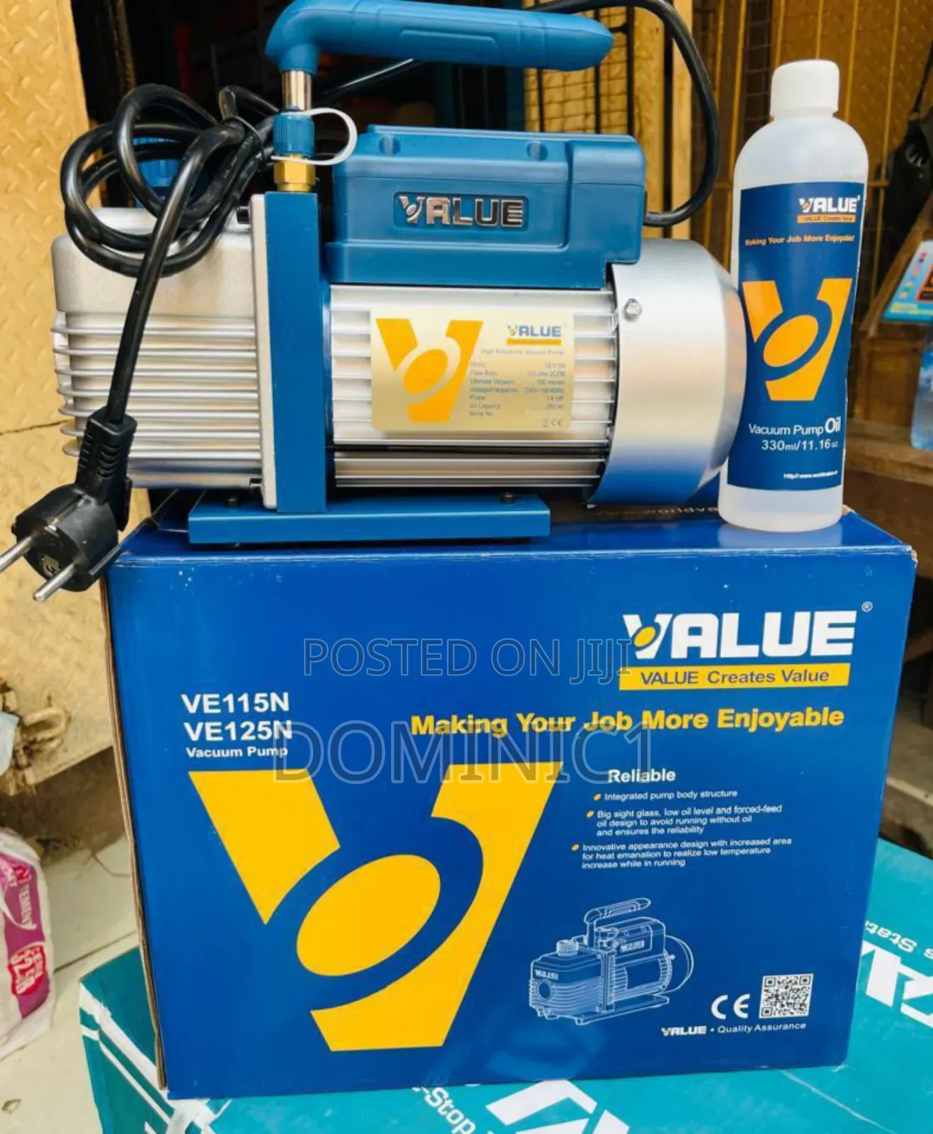 Value Ve115n Single-stage Vacuum Pump