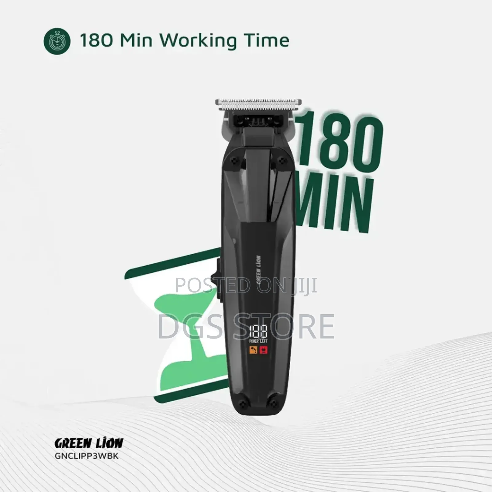 Green Lion Clip Master Professional Hair Clippers