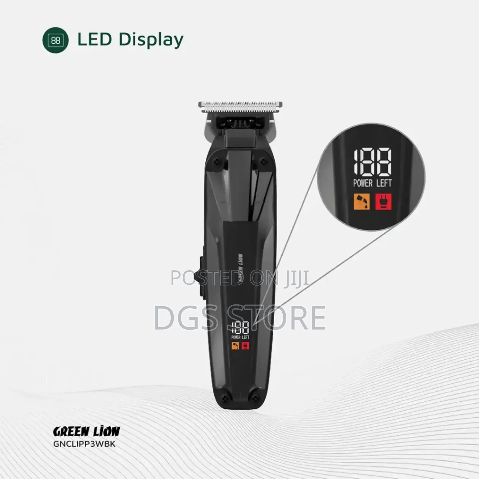 Green Lion Clip Master Professional Hair Clippers