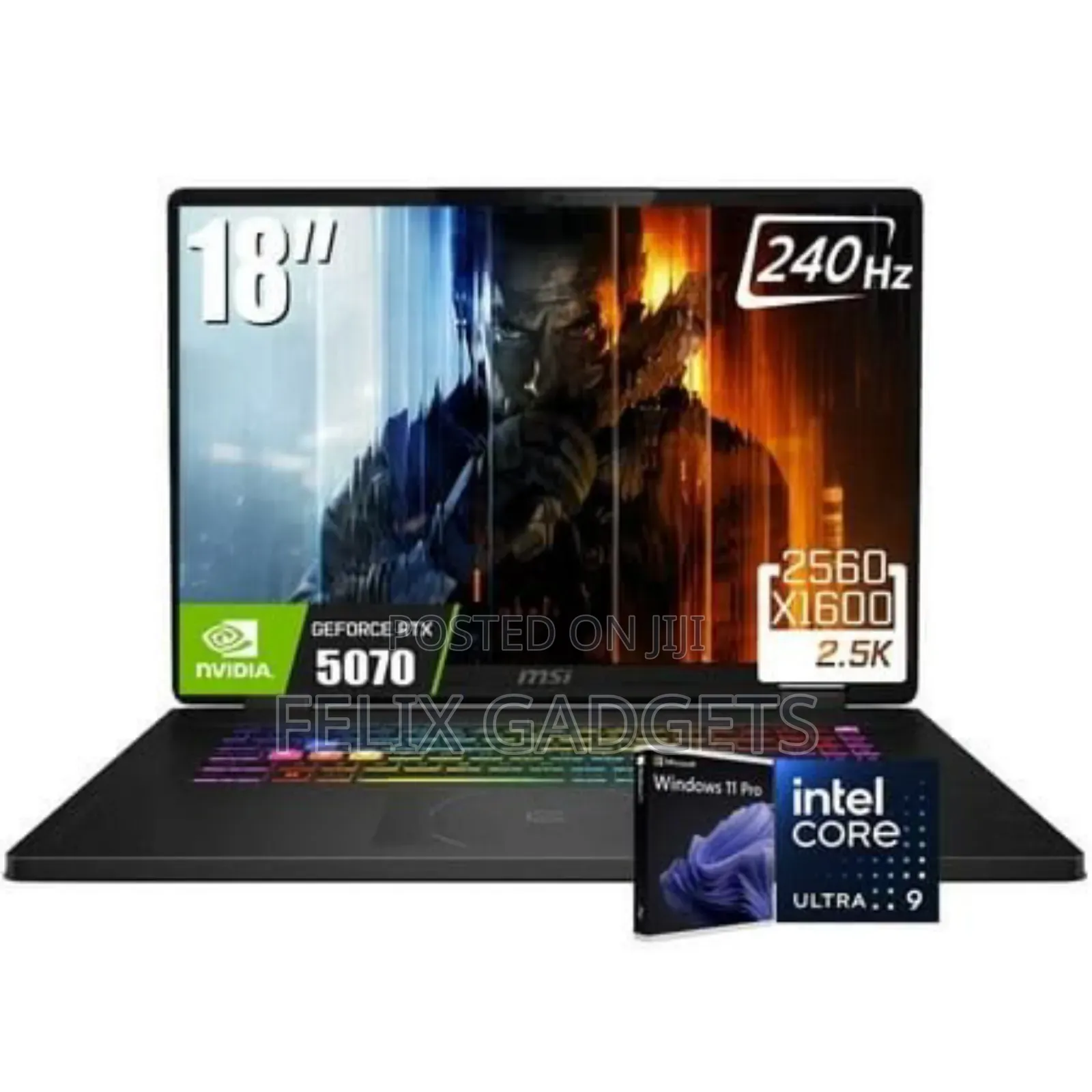 Laptop MSI Crosshair 17 32GB Intel Core i9 SSD 1T