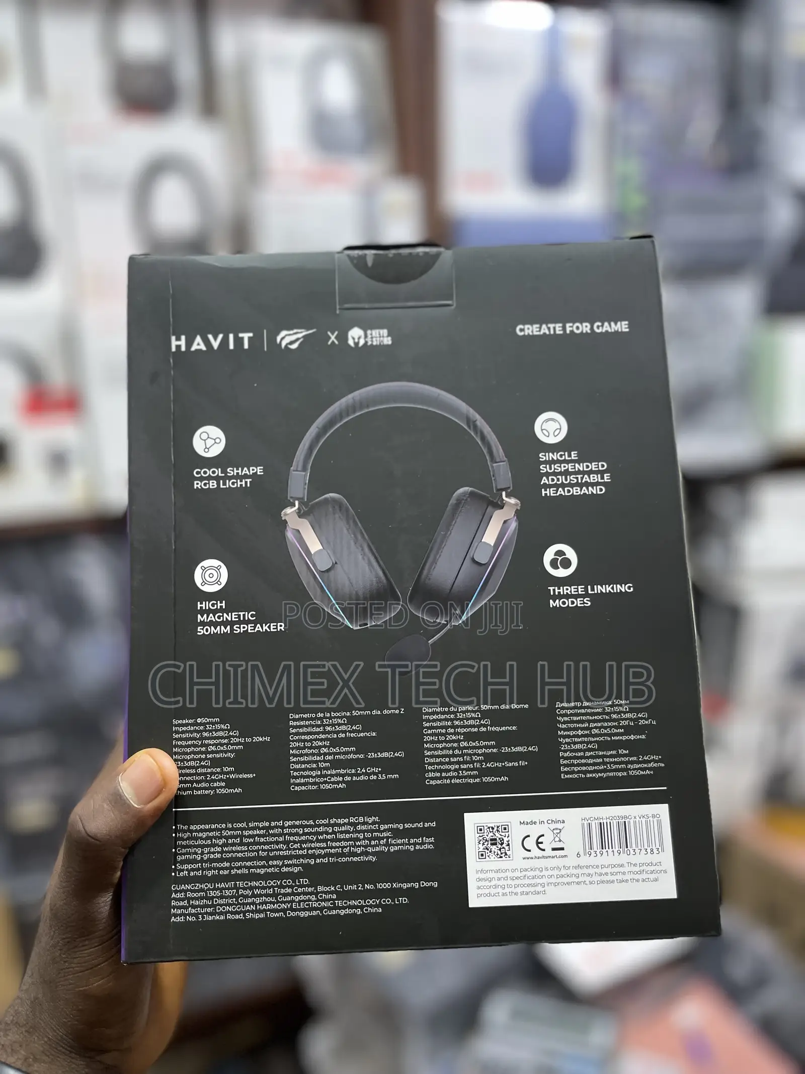 Havit Gamenote H2039bg X VKS Tri-Mode Gaming Headphone