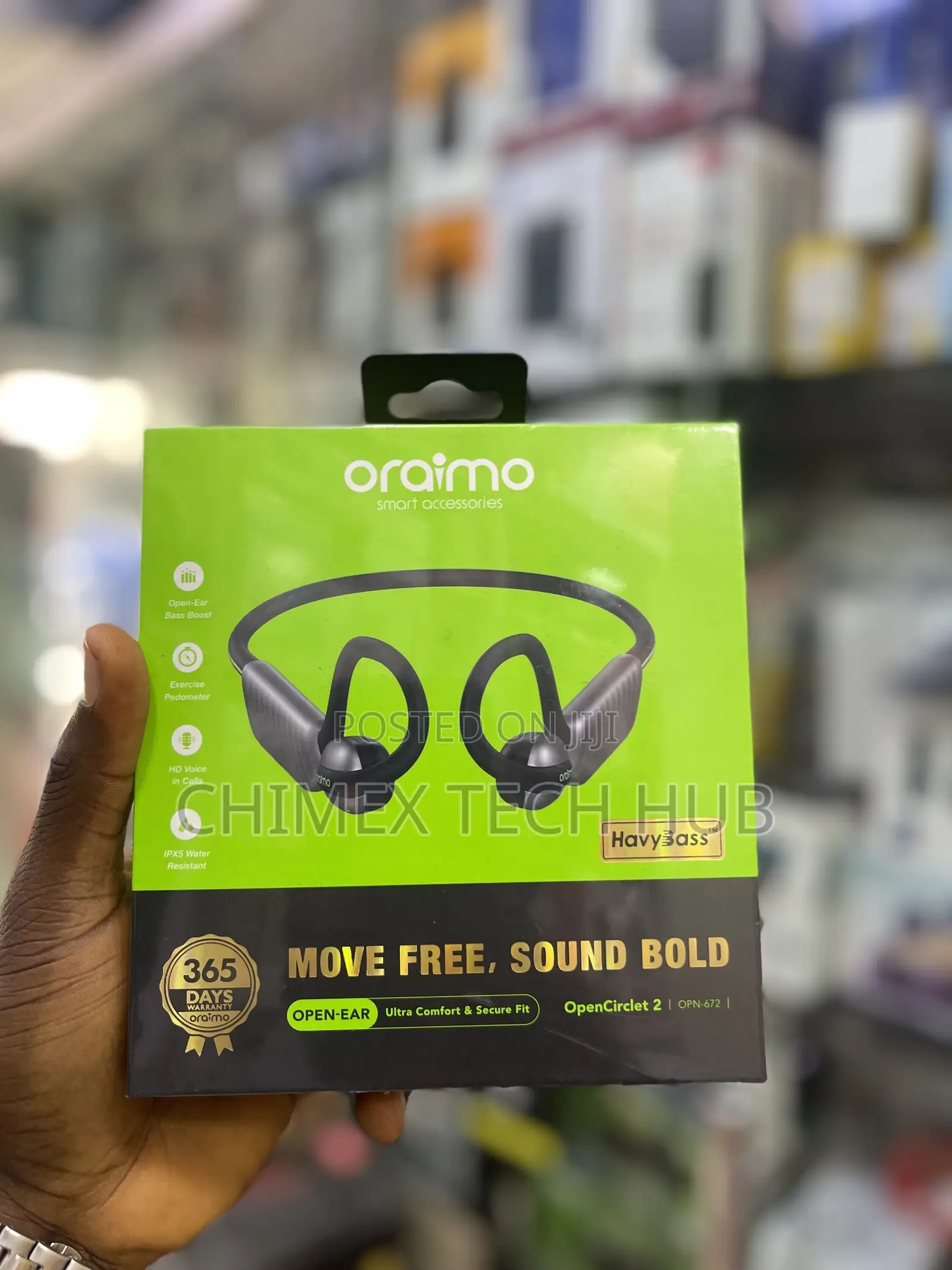 Oraimo Open Circlet 2 Open-Ear Ultra Comfort Secure Fit