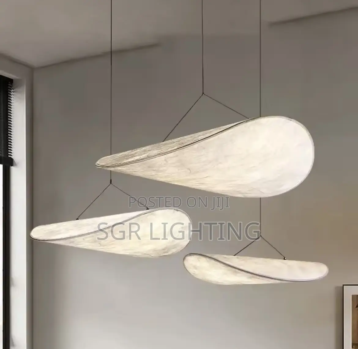 Modern Led Silk Pendant Lights