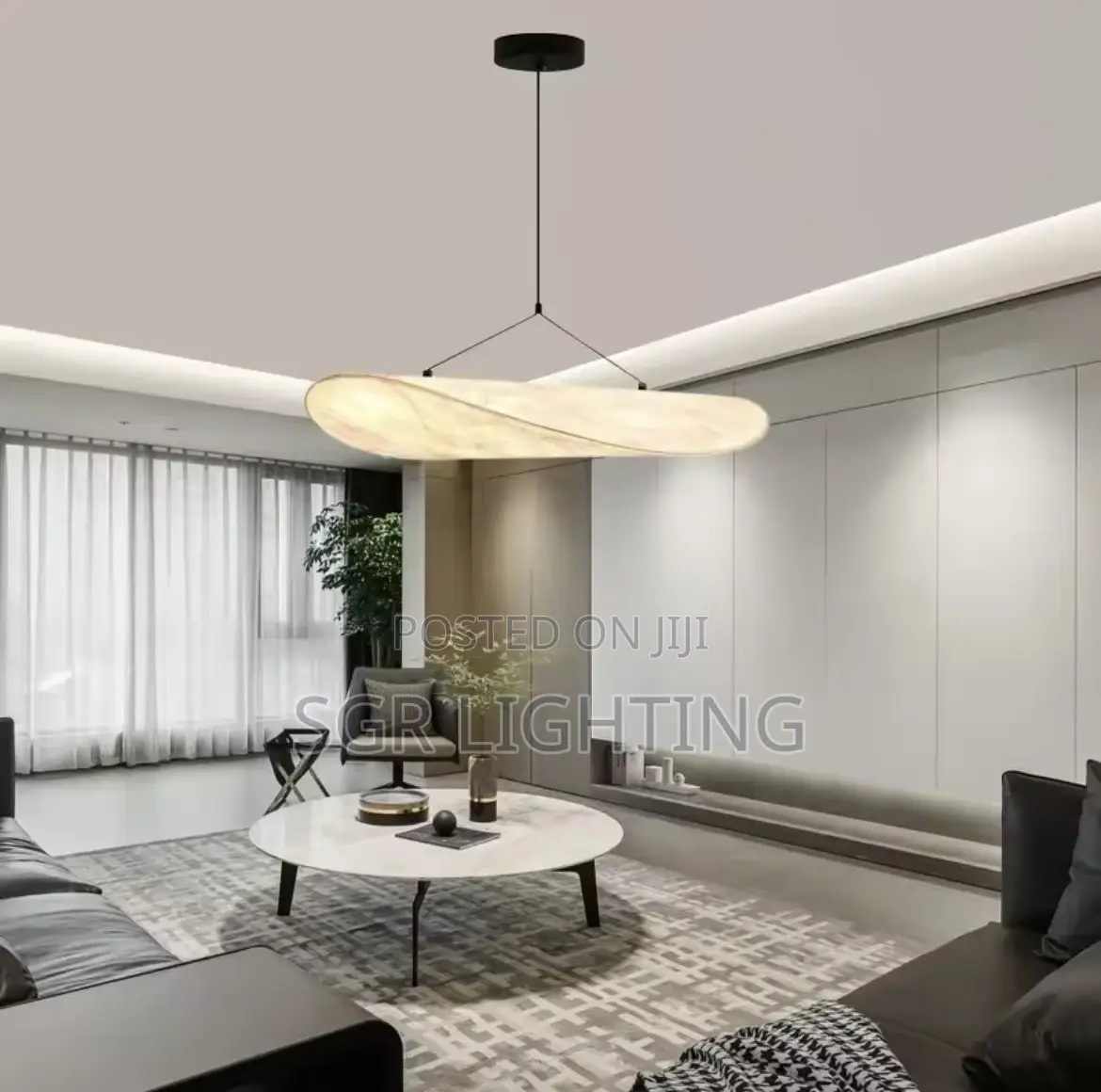 Modern Led Silk Pendant Lights