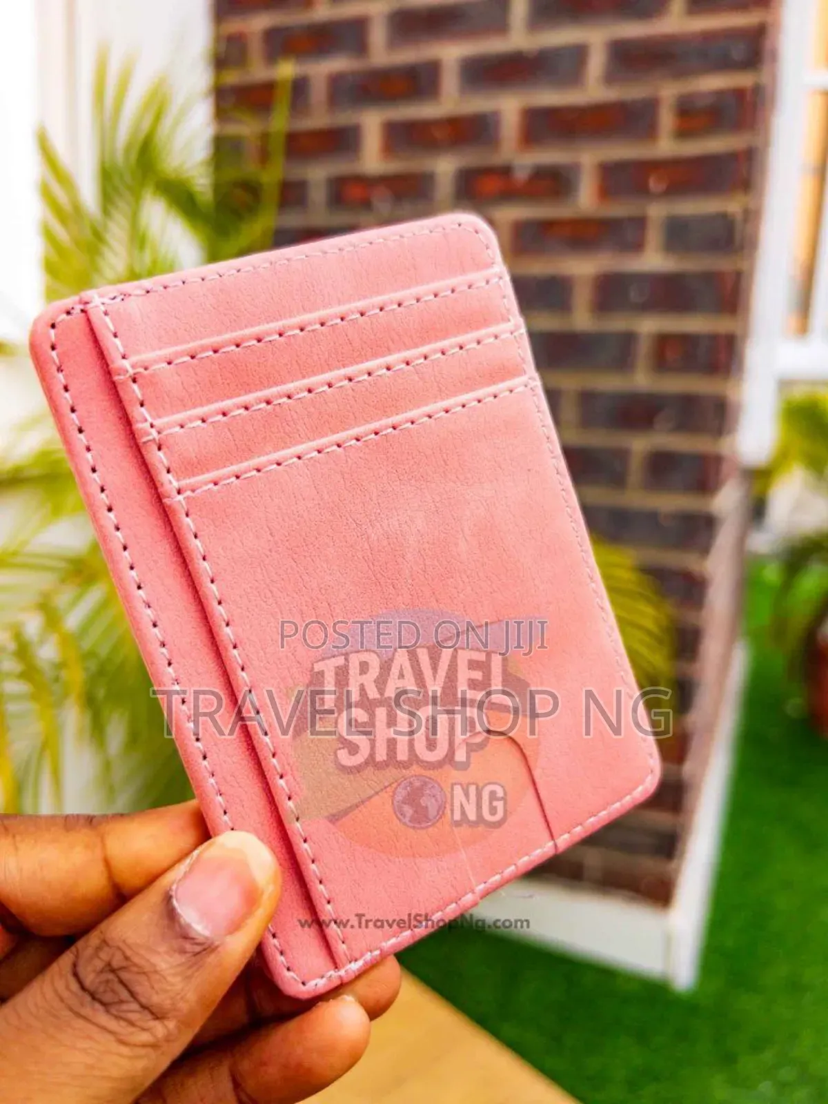 Rfid Blocking Pu Leather Card Holder Slim Design