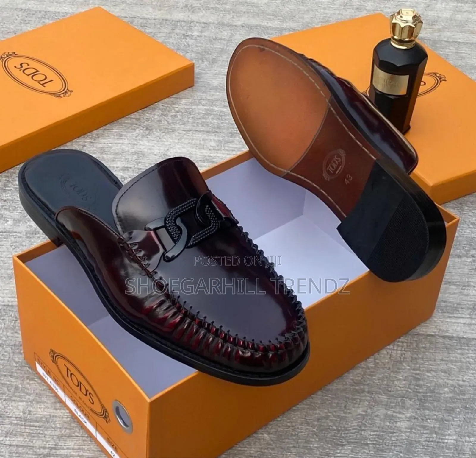 Tods Men's Patent Leather Loafers and Half Shoes