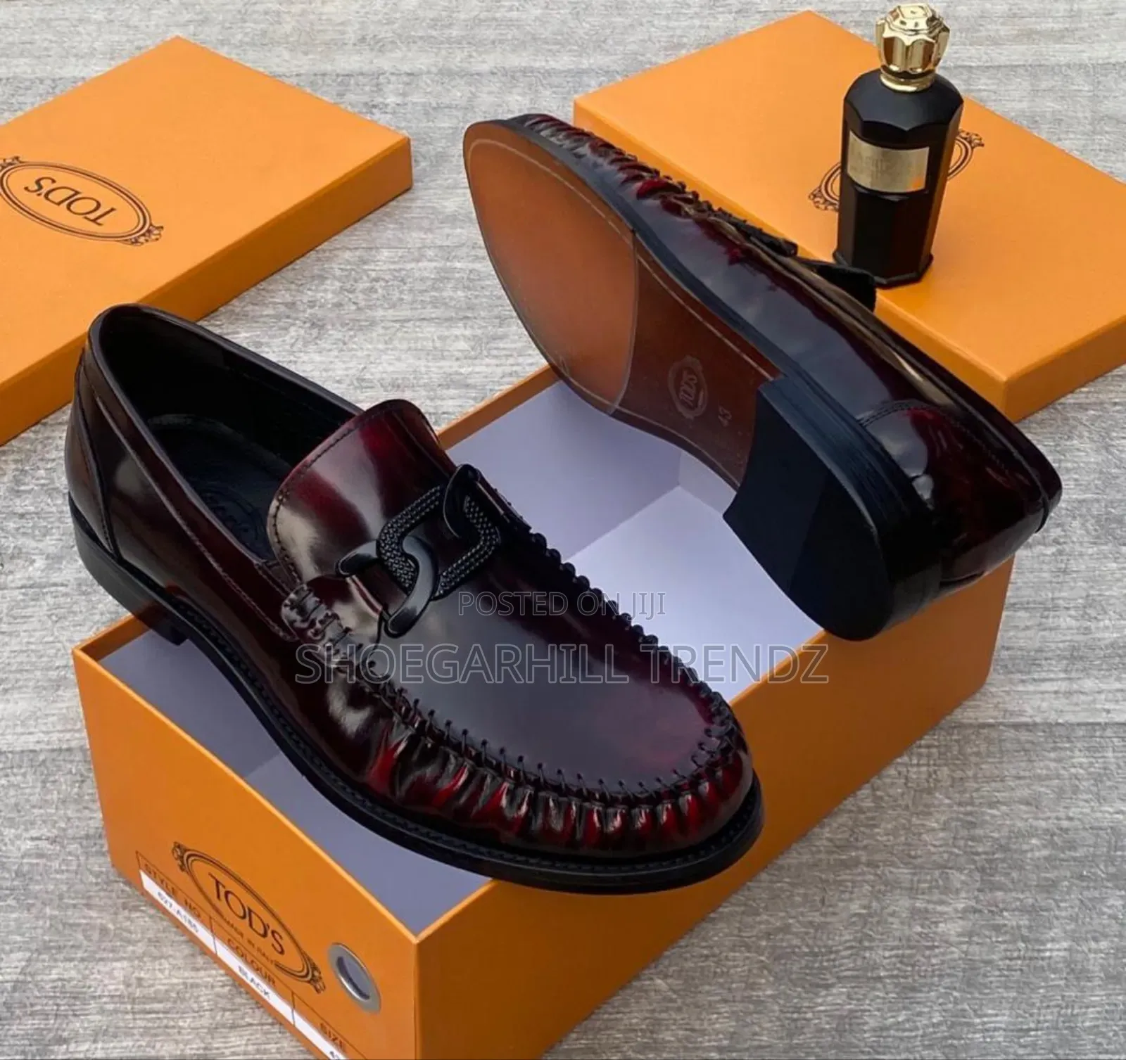 Tods Men's Patent Leather Loafers and Half Shoes