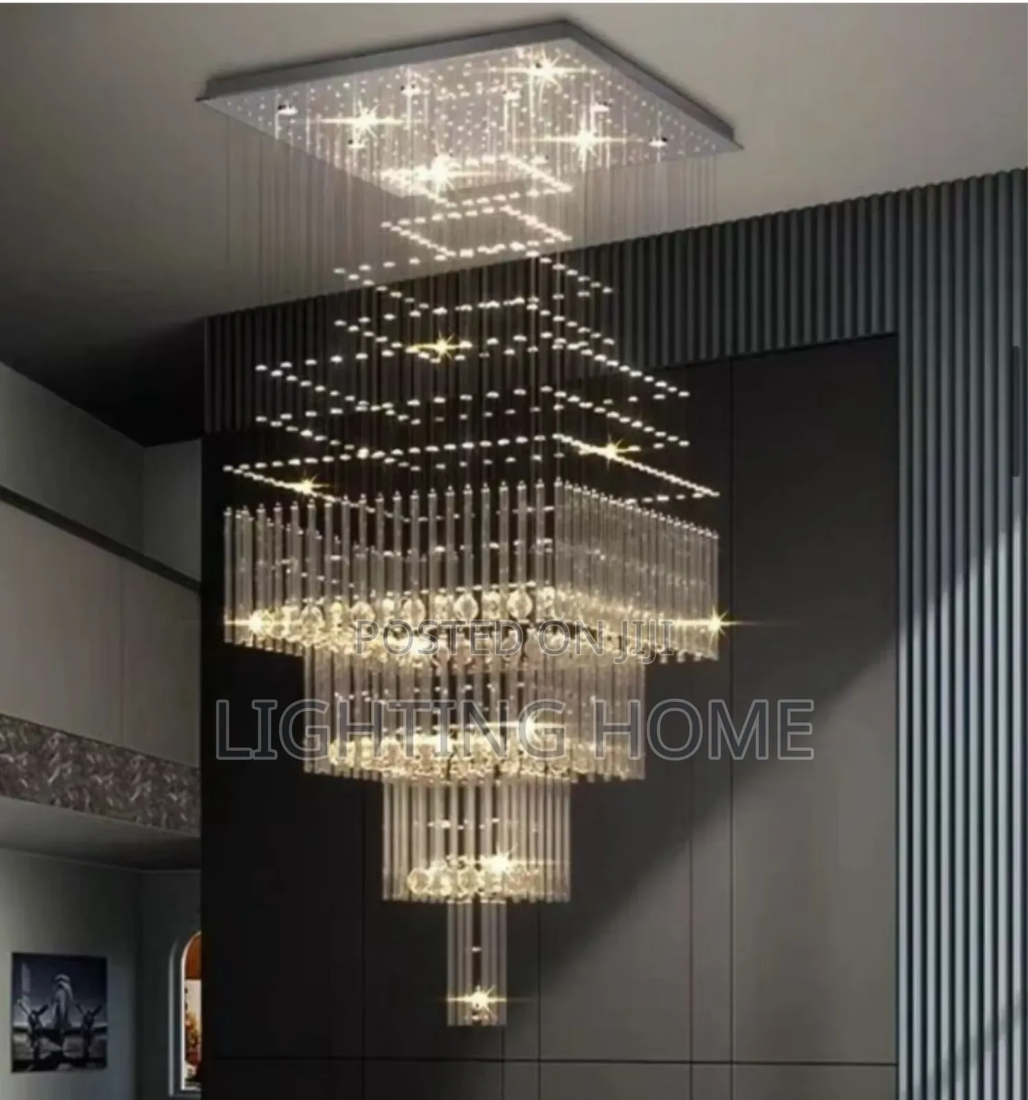 Rain Drop Chandelier 60x60 By 1300