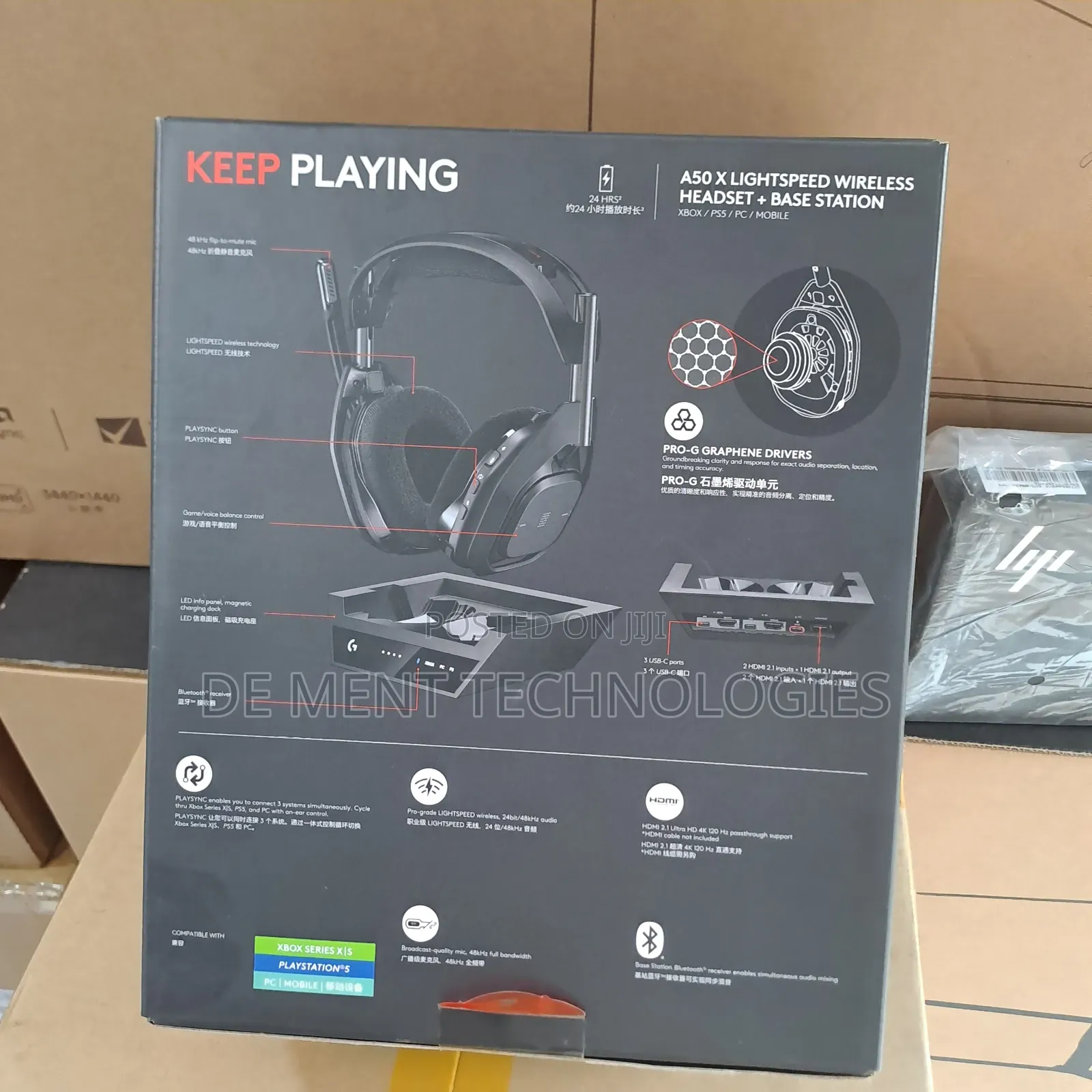 Logitech Astro A50 X Lights Peed Wireless + Base Station