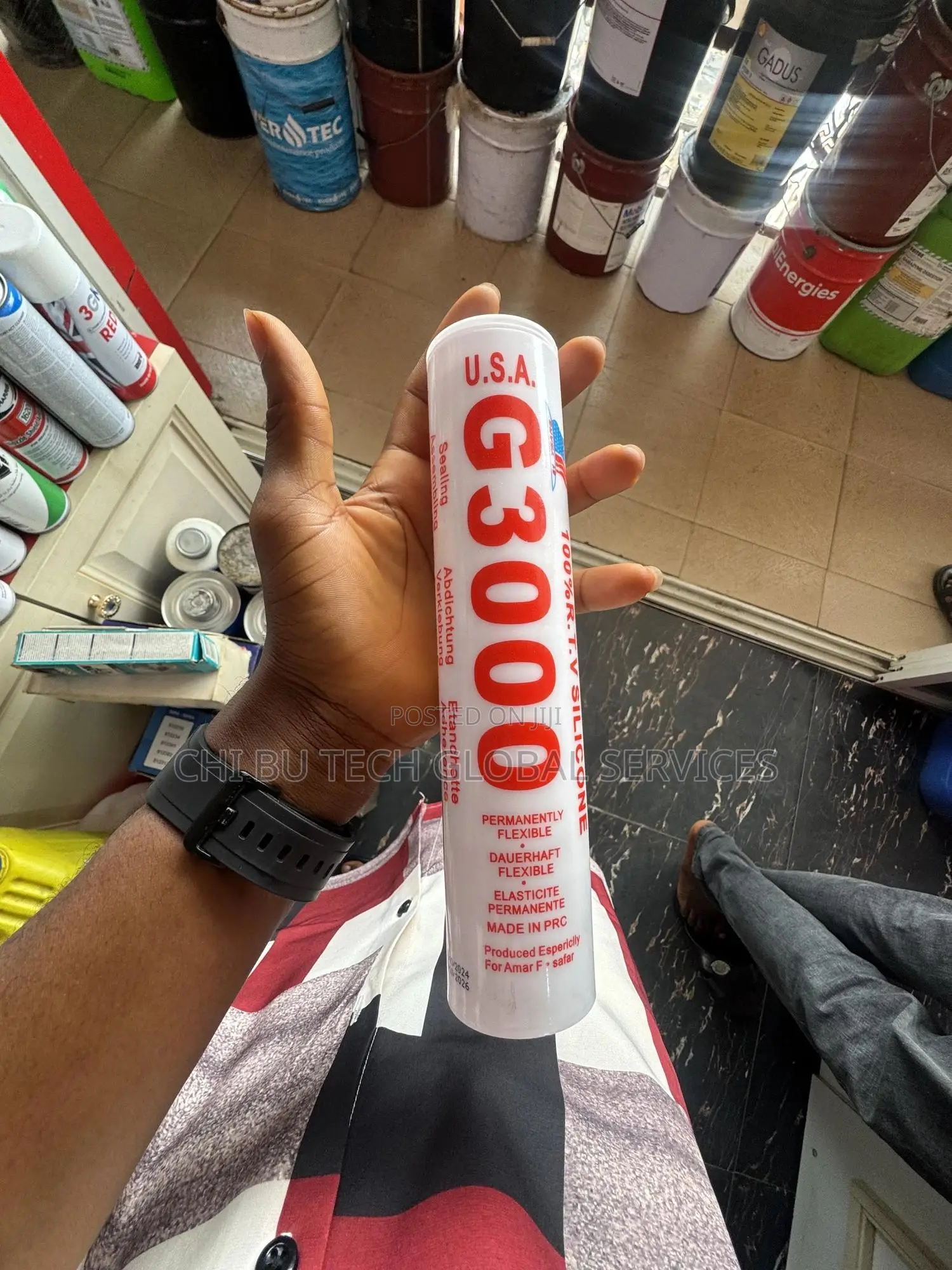G 3000 100% RTV Silicone Sealant
