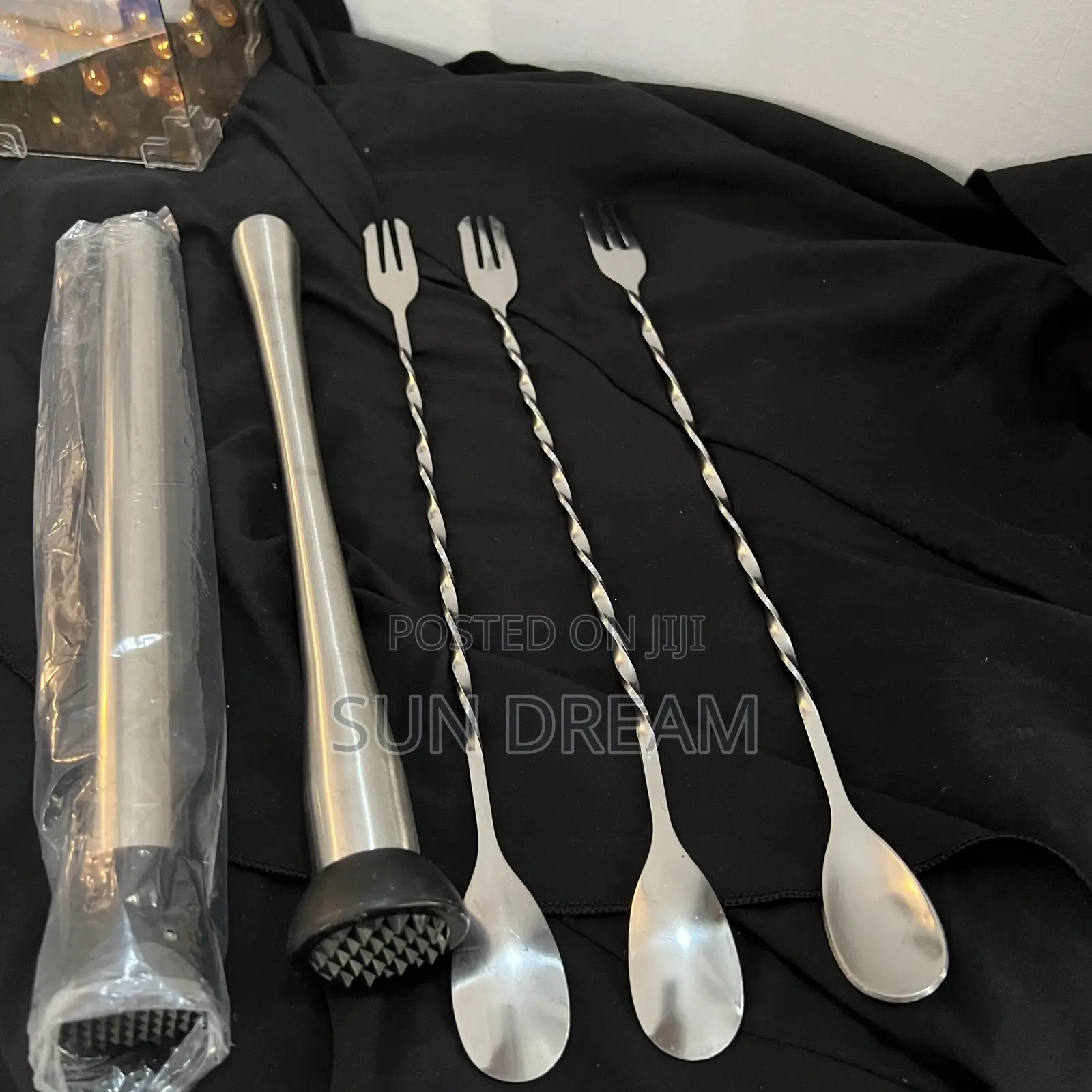 Long Spoon Juice Spoon Cocktail Spoons Drink Bar Tools Lemon Hammer