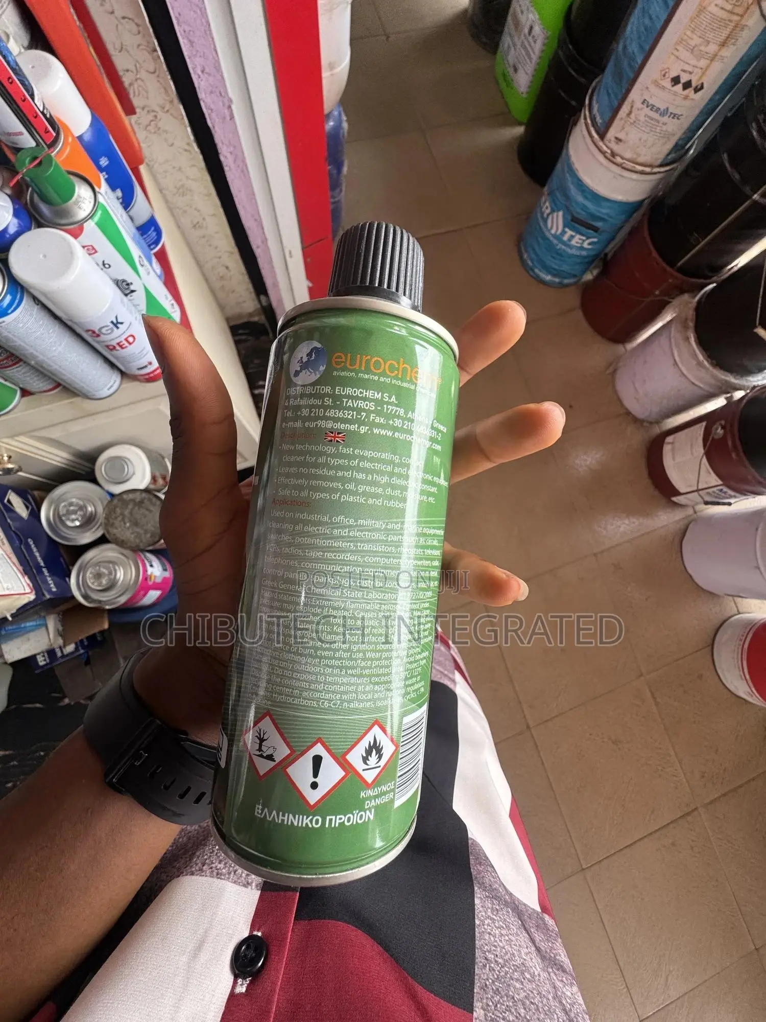 Eurochem 205 Electric Contact Electronic Systems Cleaner