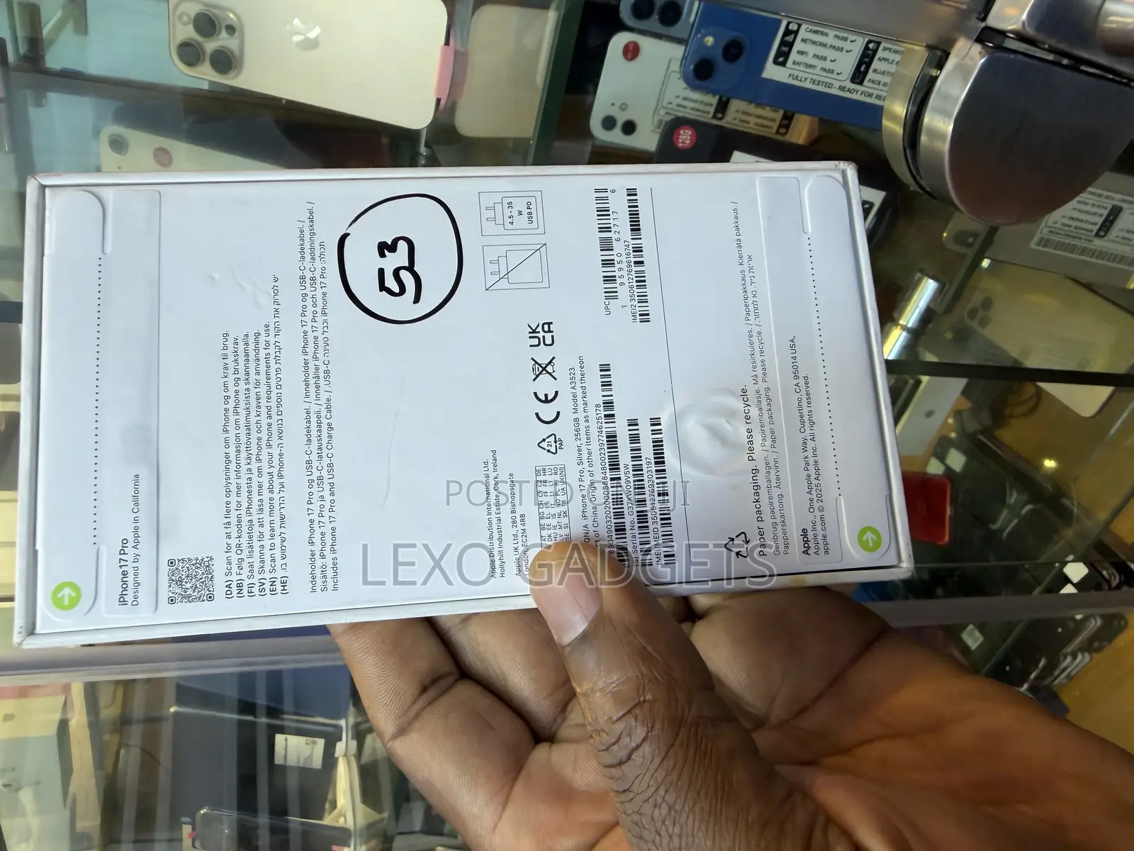 New Apple iPhone 17 Pro 256 GB White