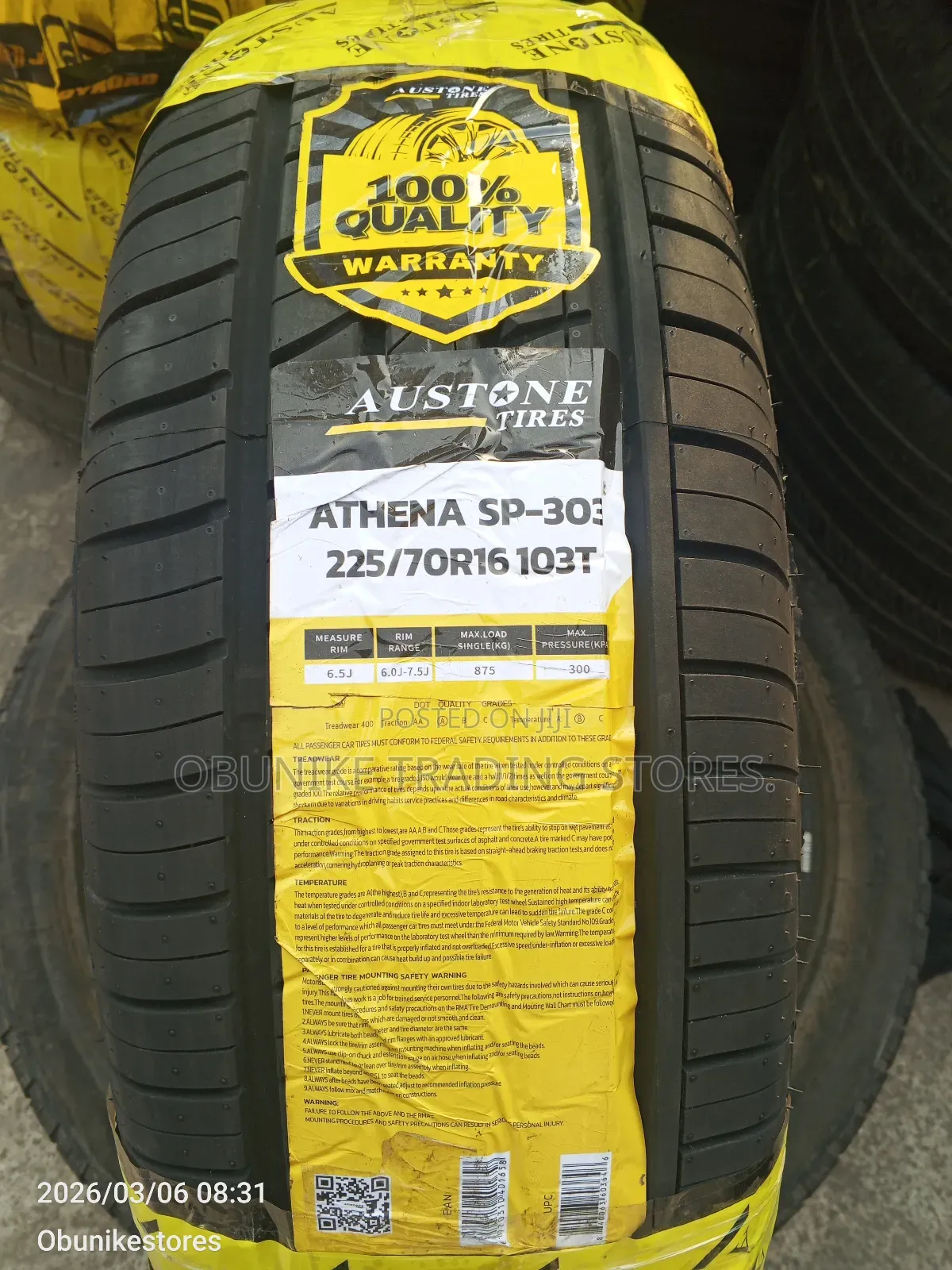 225/70r16 Austone Radial