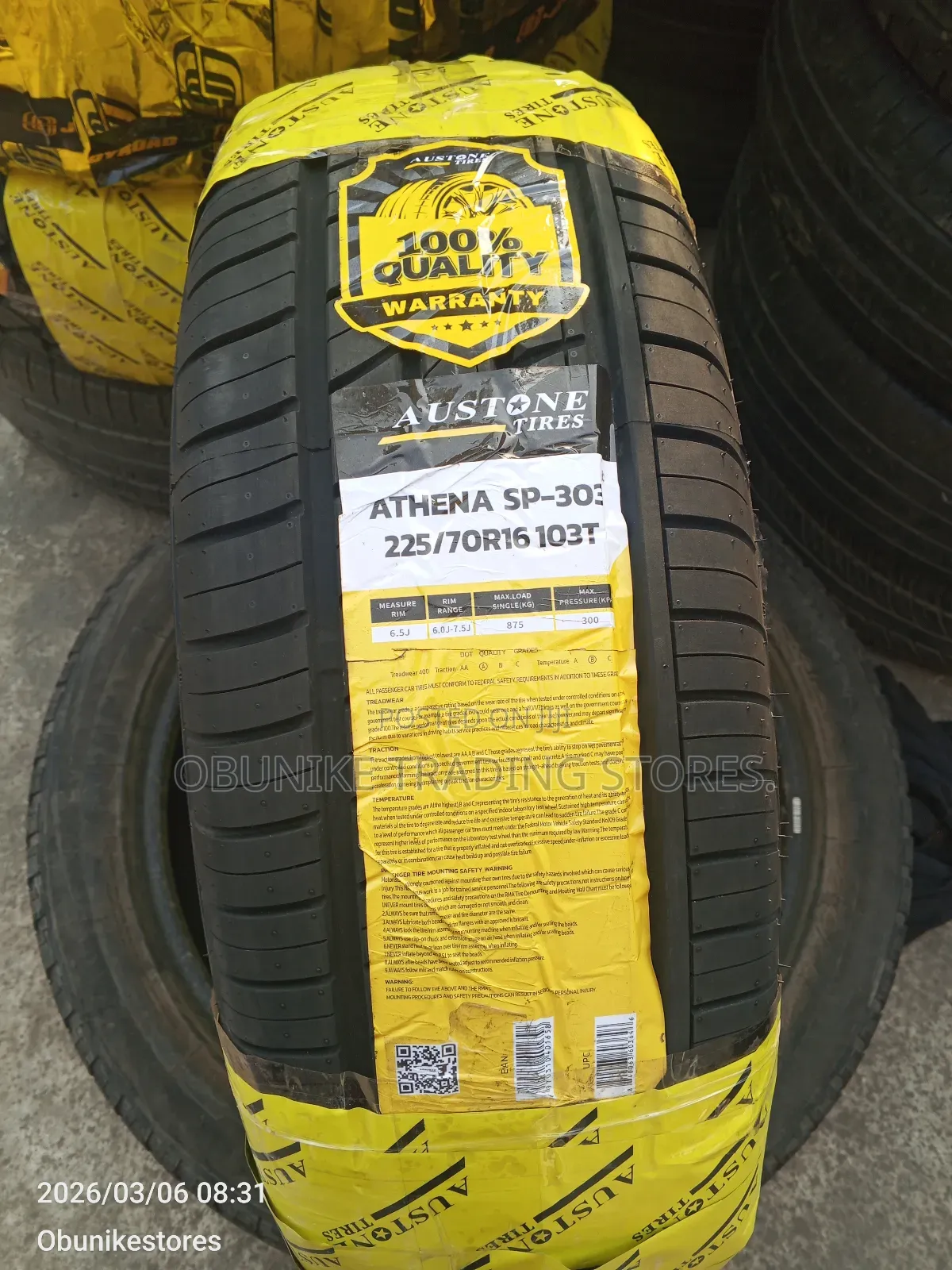 225/70r16 Austone Radial
