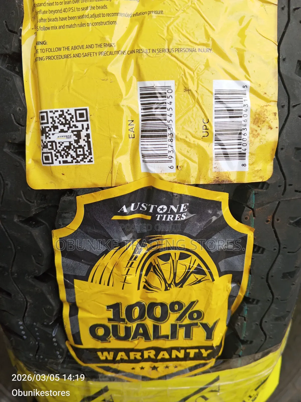 195r15c Austone Tyre