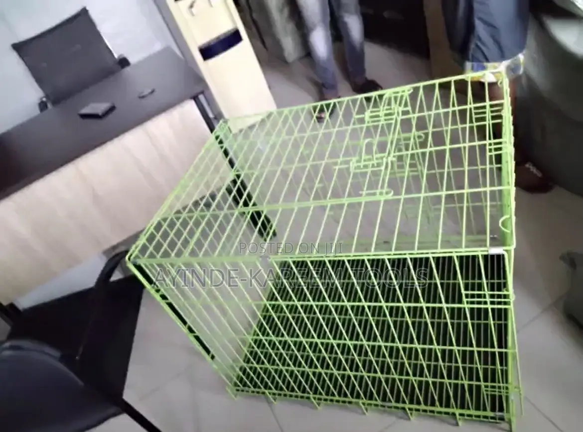 Heavy Duty Collapsible Foldable Dog Cage(Size 4)