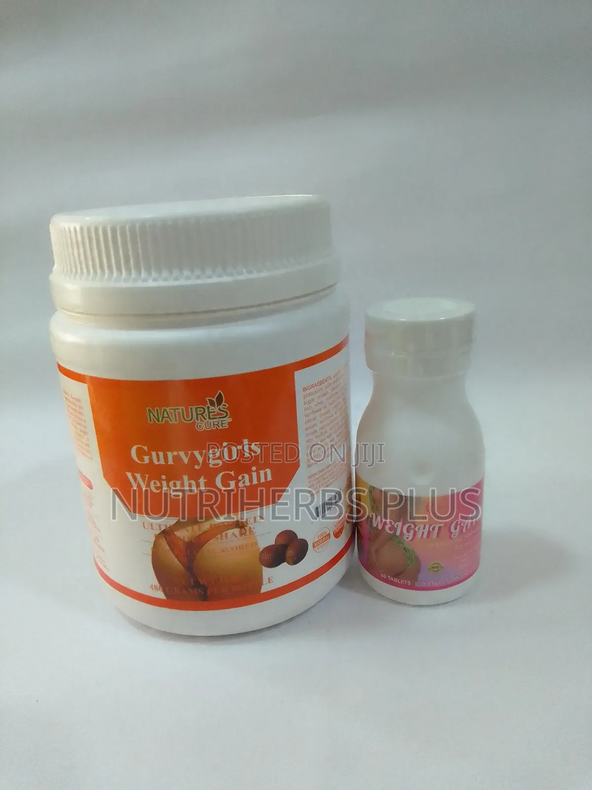 Curvygirls Weight Gain Powder+ Weight Gain Tablets: For Butt Enhancing