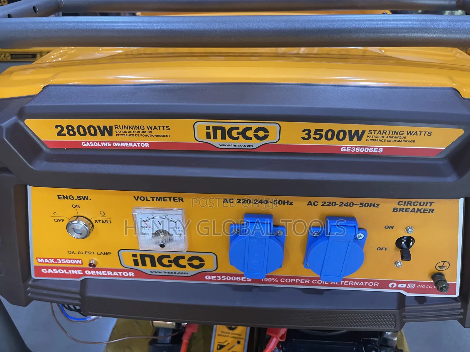 2800w Ingco Gasoline Generator