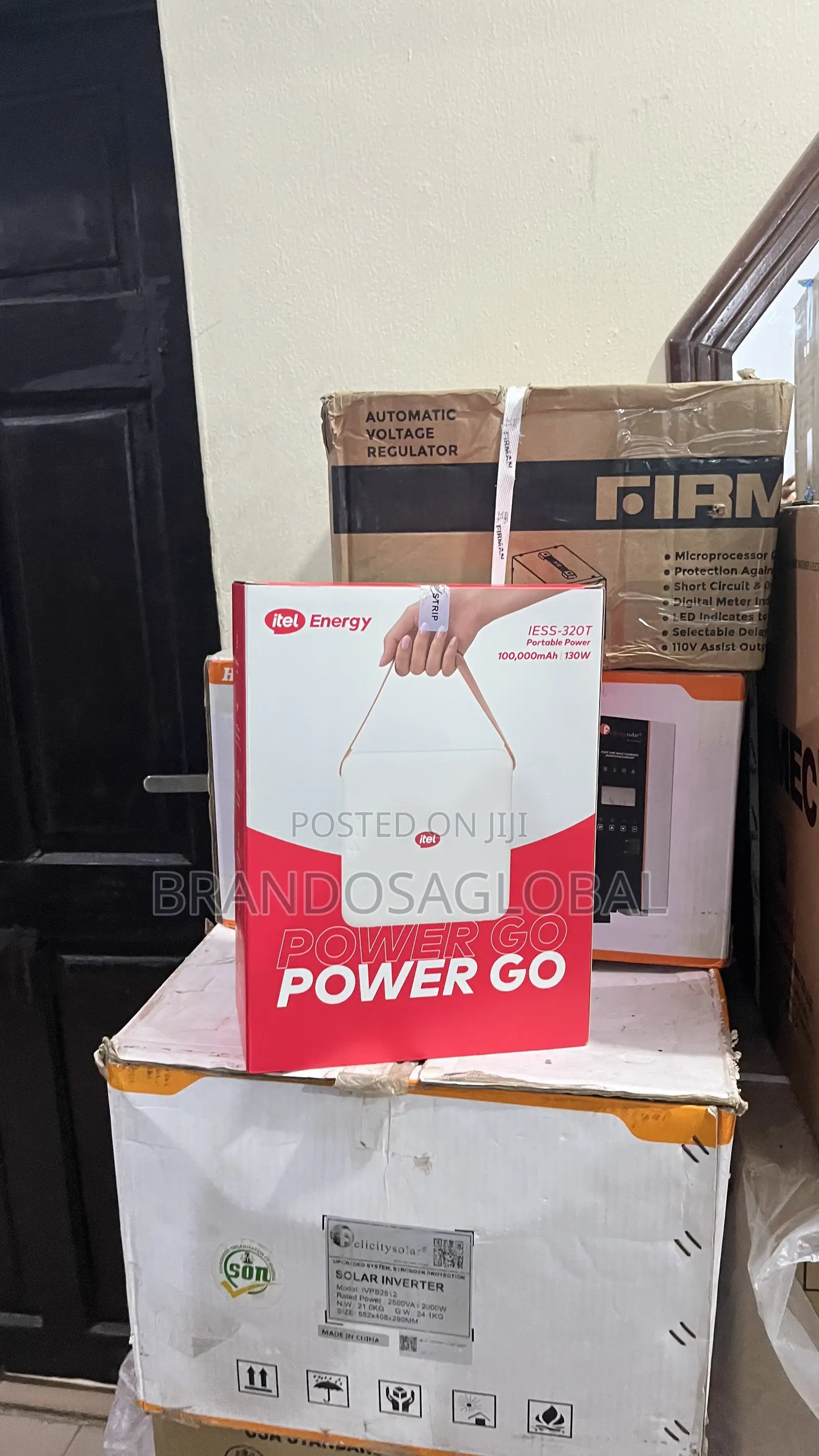 Itel 100,000mah/130w(Iess-320t)Heavy-Duty Fast Charging Power Bank
