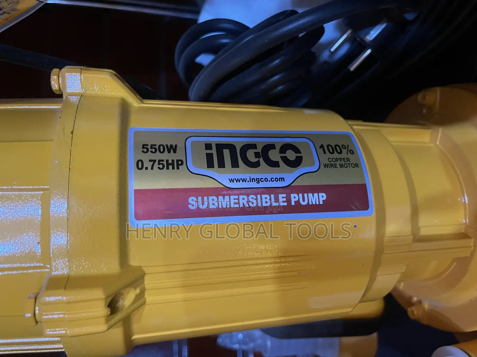 550w 0.75hp Ingco Submersible Water Pump