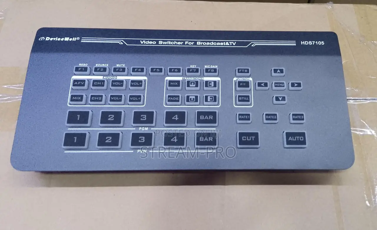 Devicewell Hds7105 Uhd Video Switcher With Wireless Tally