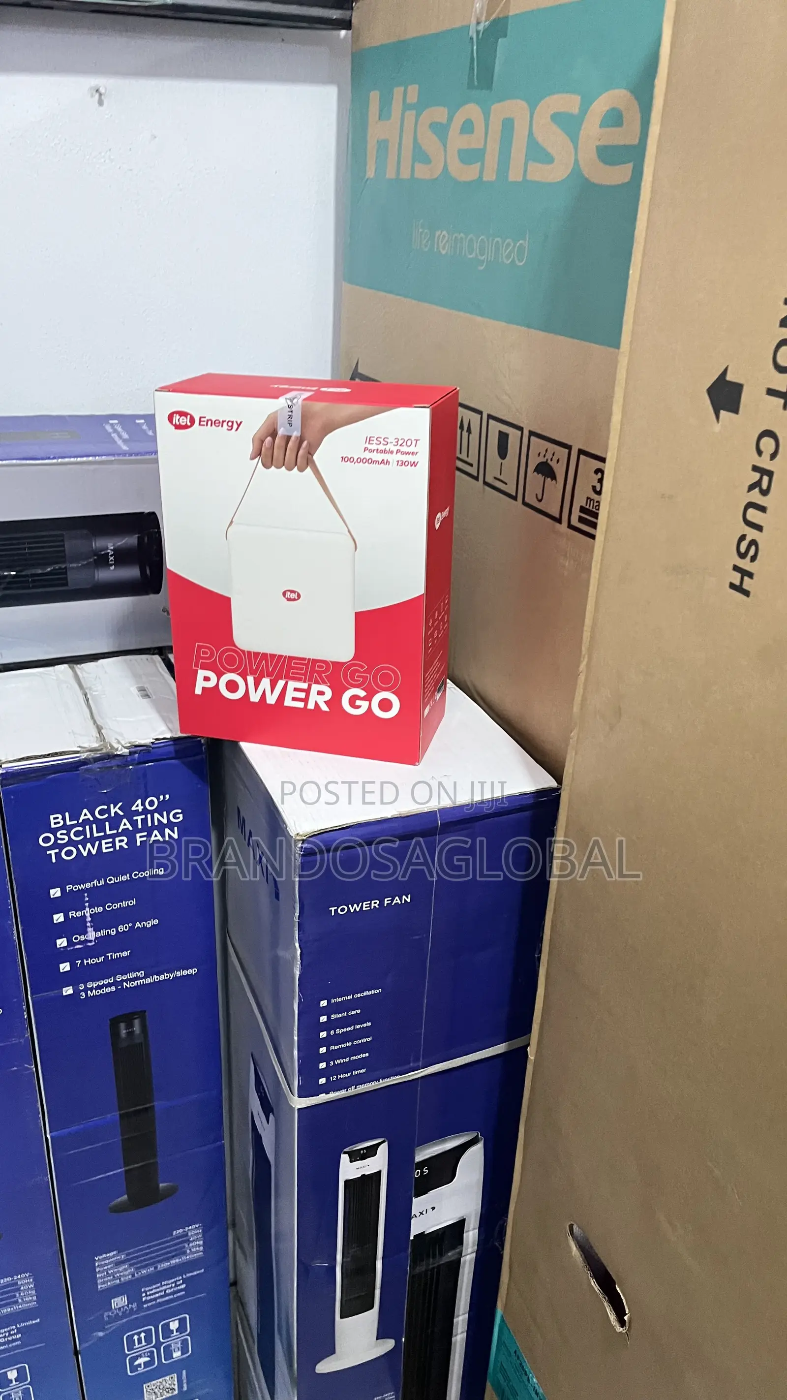 Itel Portable Power 100,000mah/130w(Iess-320t) Professional Power Bank