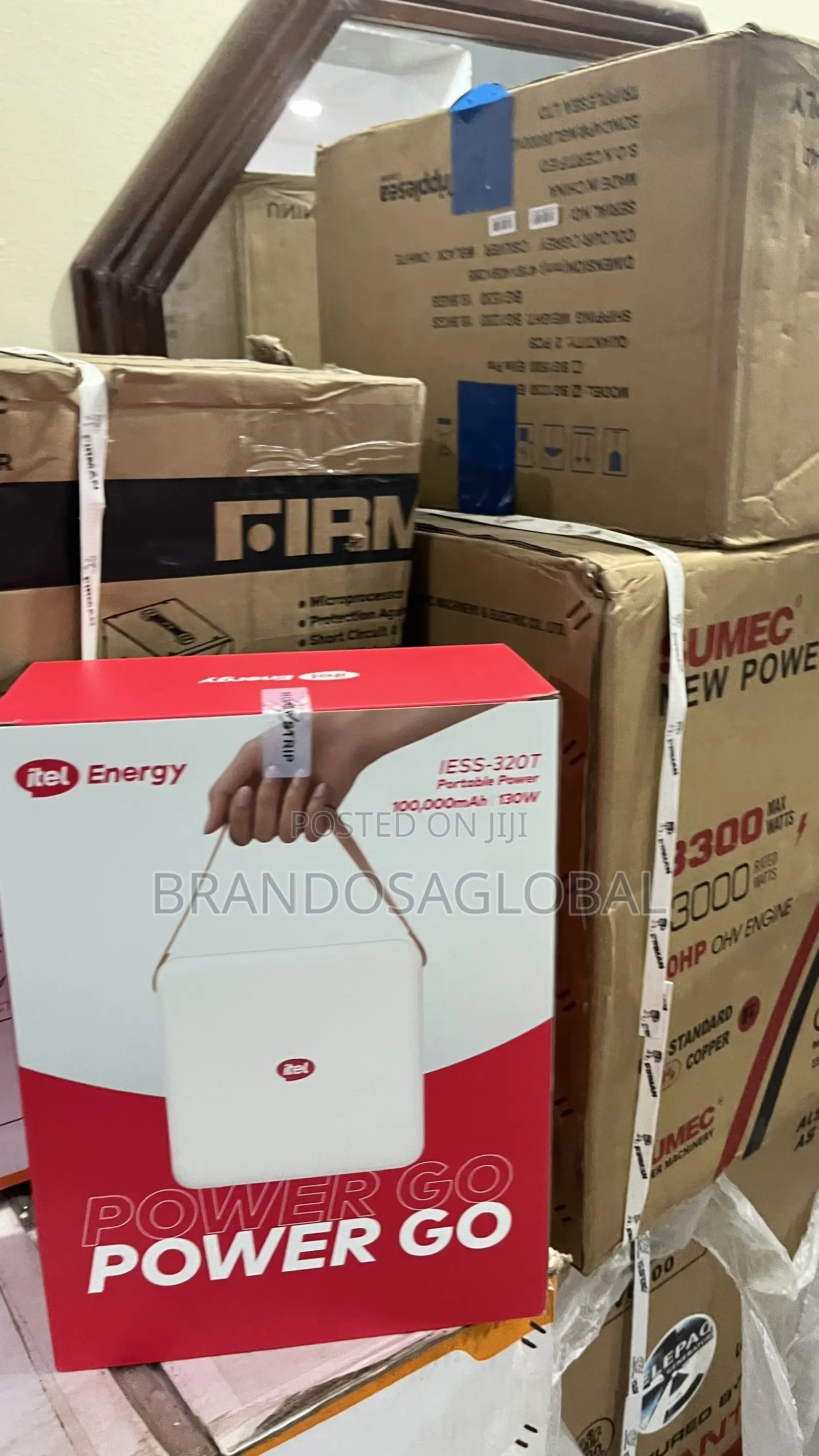 Itel Portable Power 100,000mah/130w(Iess-320t) Travel Ready Power Bank