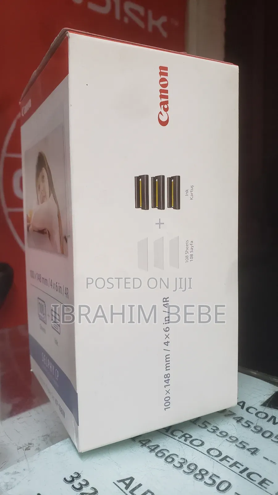 Canon Selphie Compact Photo Paper 108 Sheet Plus Ink