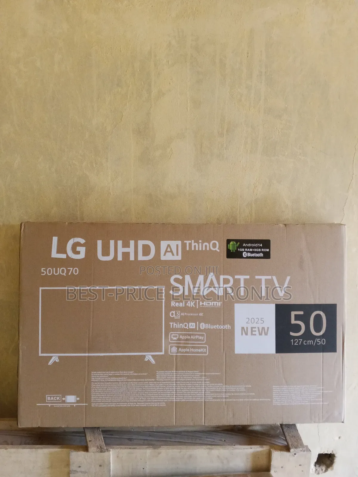 50 Inches Smart Television Set Frameless