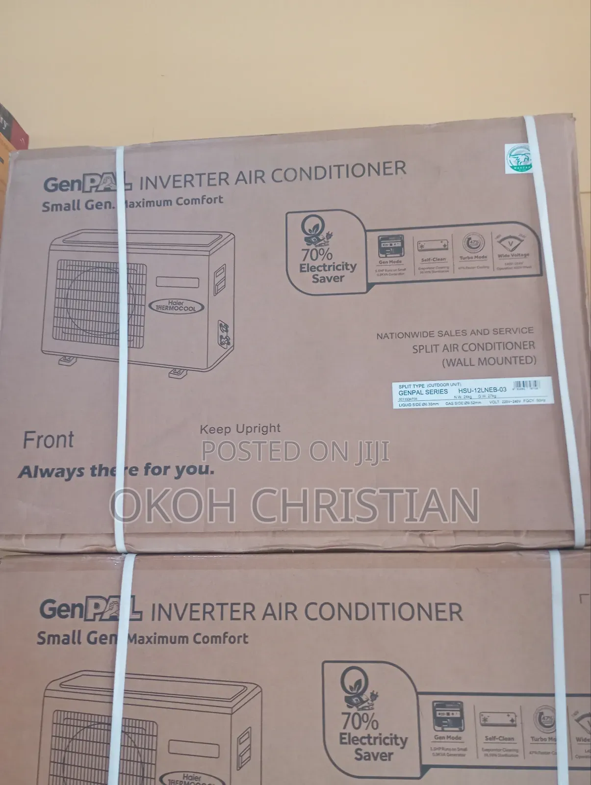 Haier Thermcool Inverter Air Condition 2hp