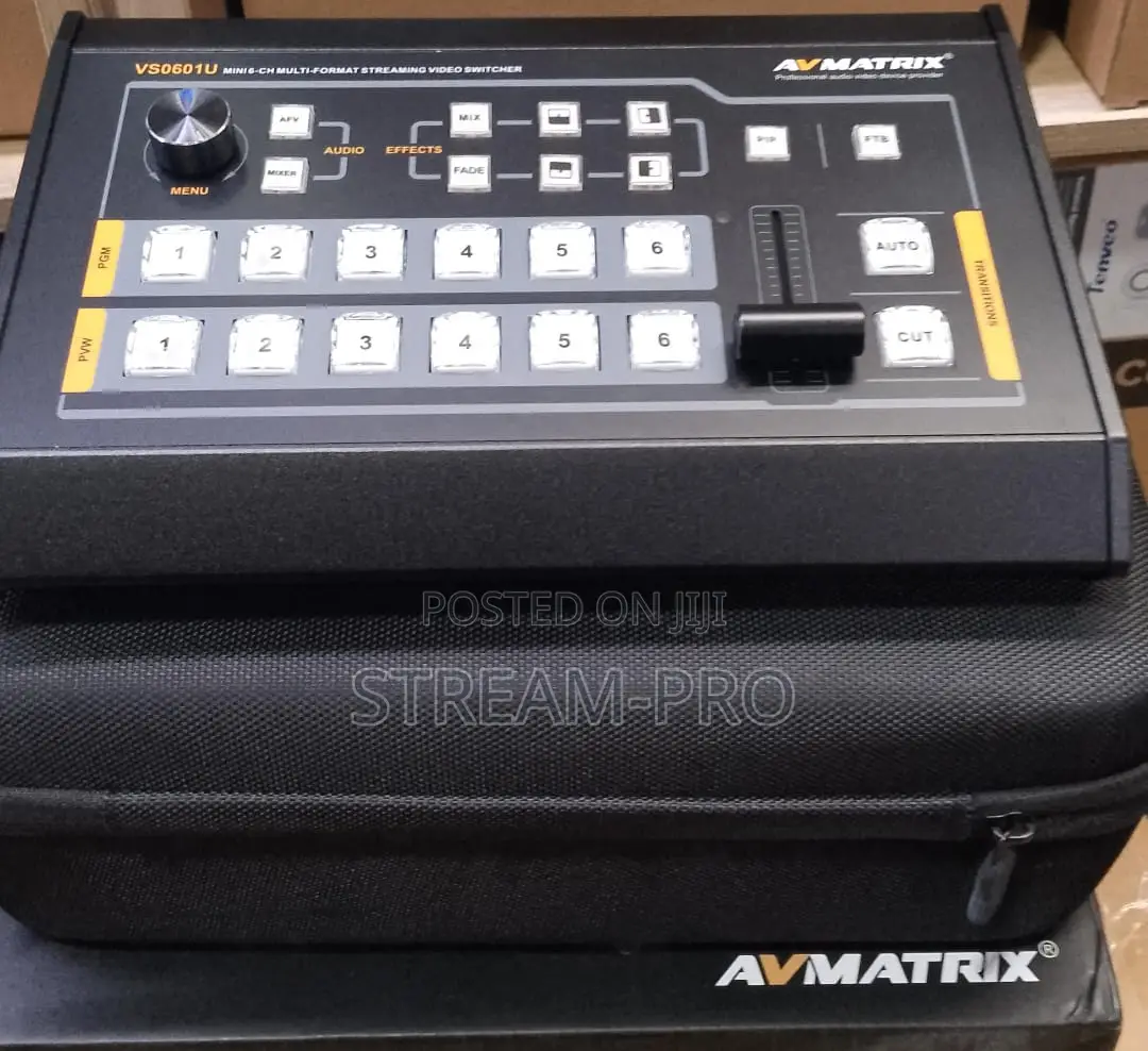 Avmatrix Vs0601u Mini 6channel Sdi/Hdmi Switcher With Usb Streaming