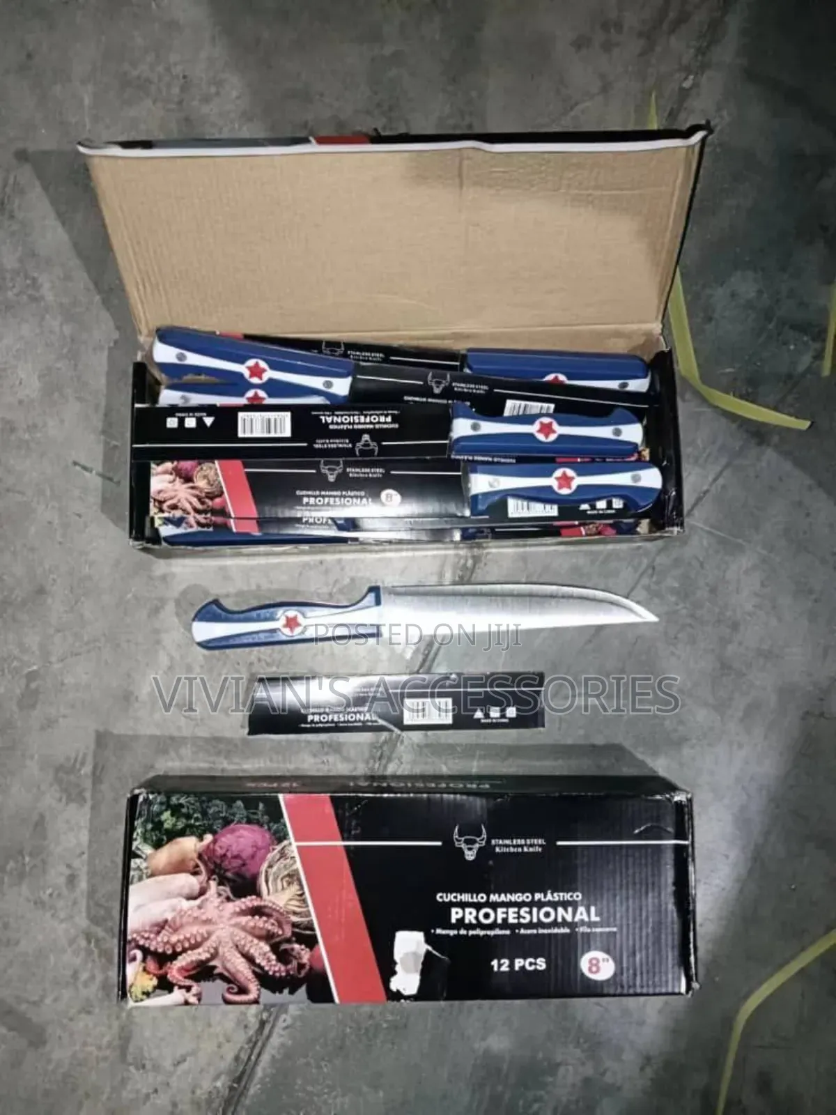Kitchen Single Knife (Dozen)