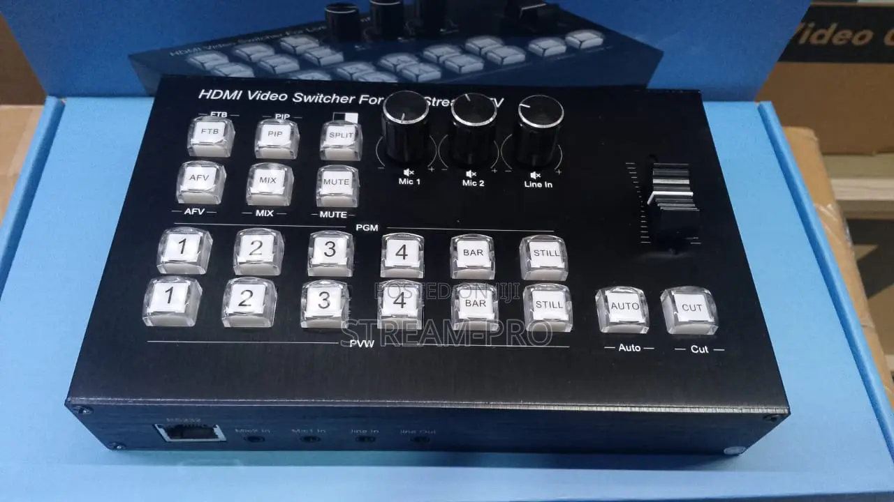 Sofly 4 Channels Hdmi Professional Video Switcher With T-Ba