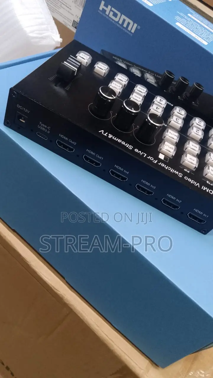 Sofly 4 Channels Hdmi Professional Video Switcher With T-Ba