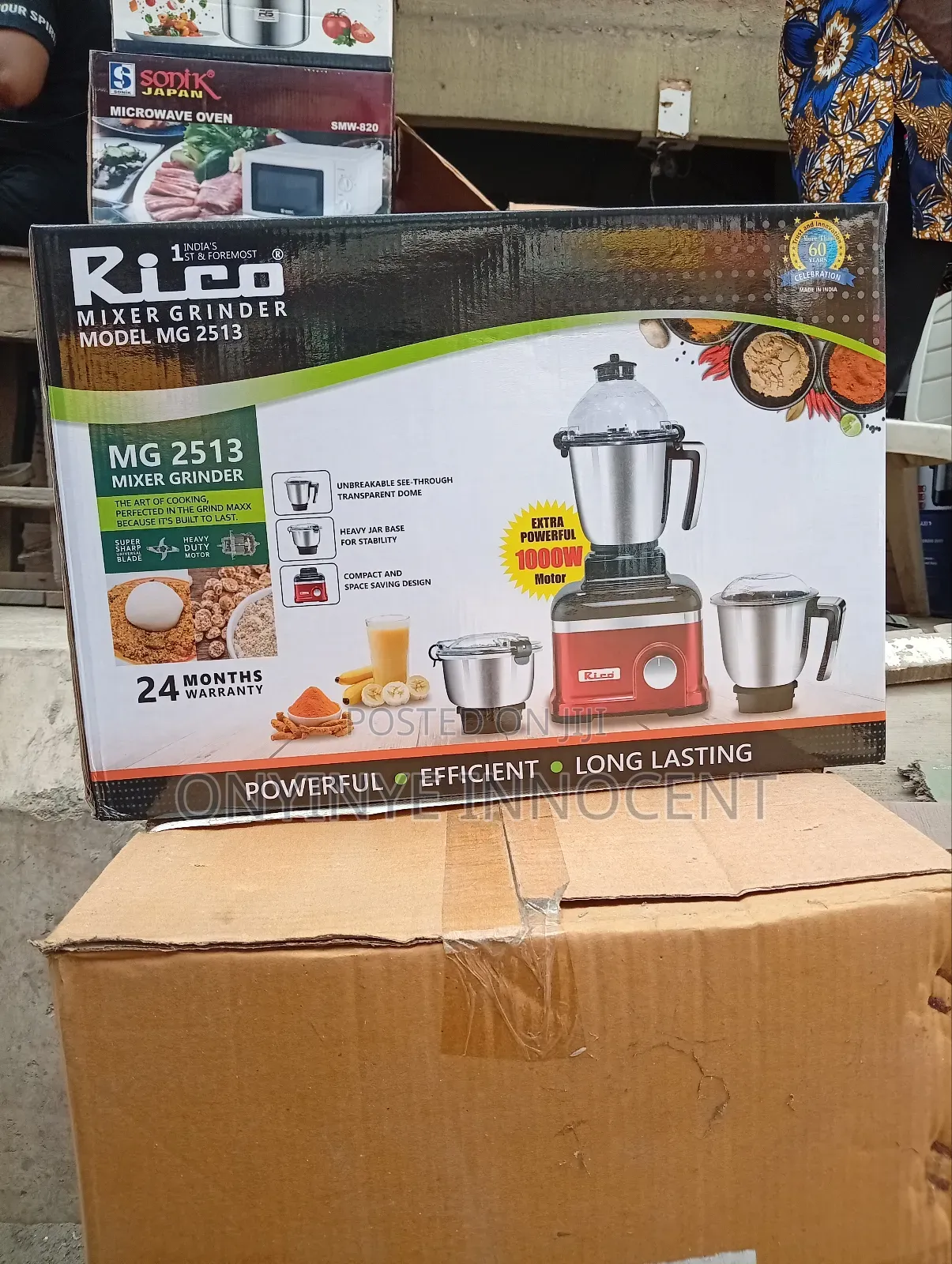 Rico Mg 2513 Mixer Grinder - 1000w Heavy Duty