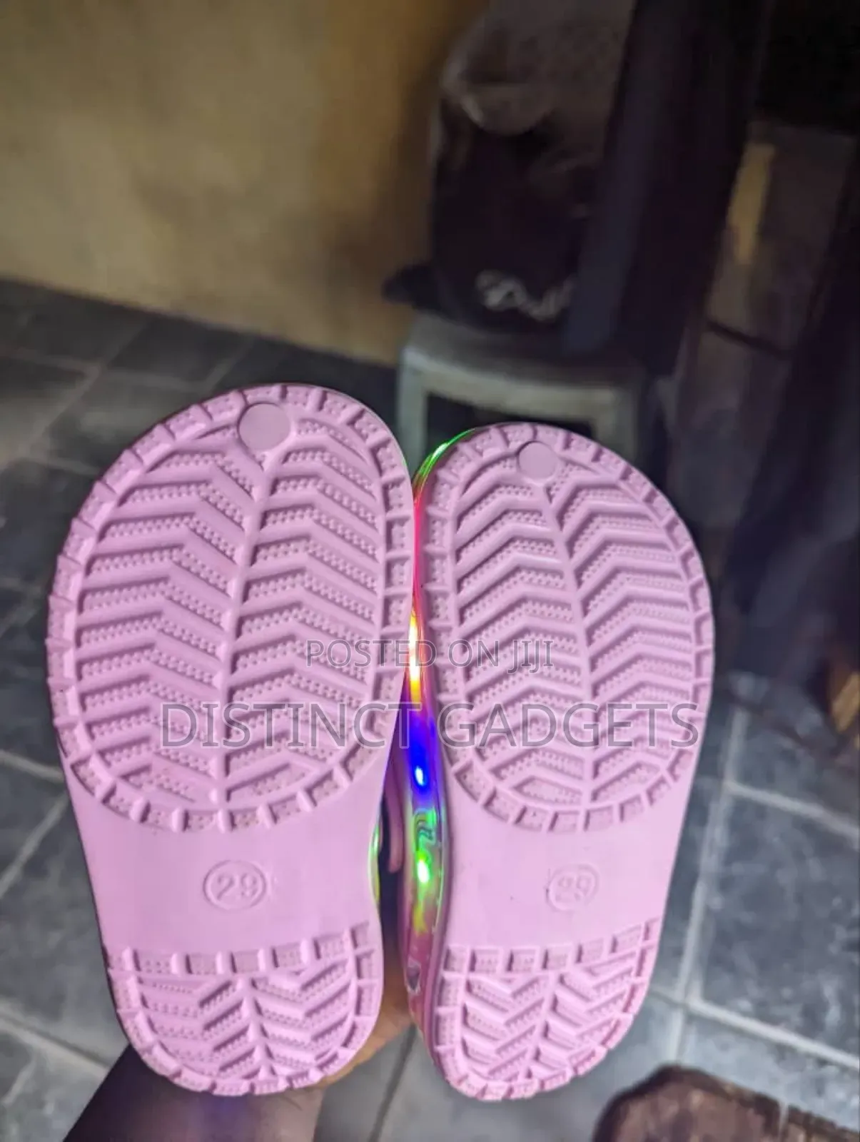 Baby Girl High Quality Lightning Croc